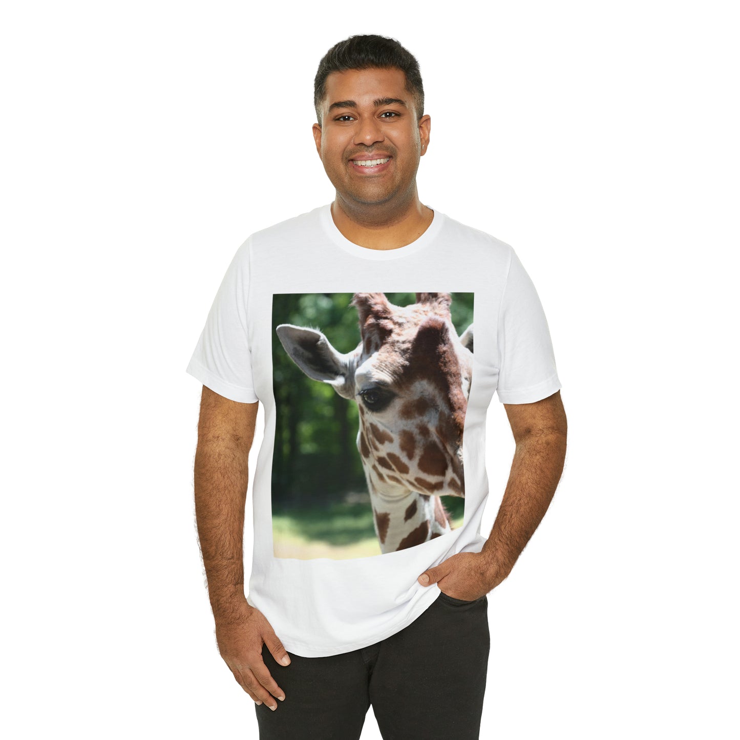 Unisex Jersey Short Sleeve Tee, Giraffe