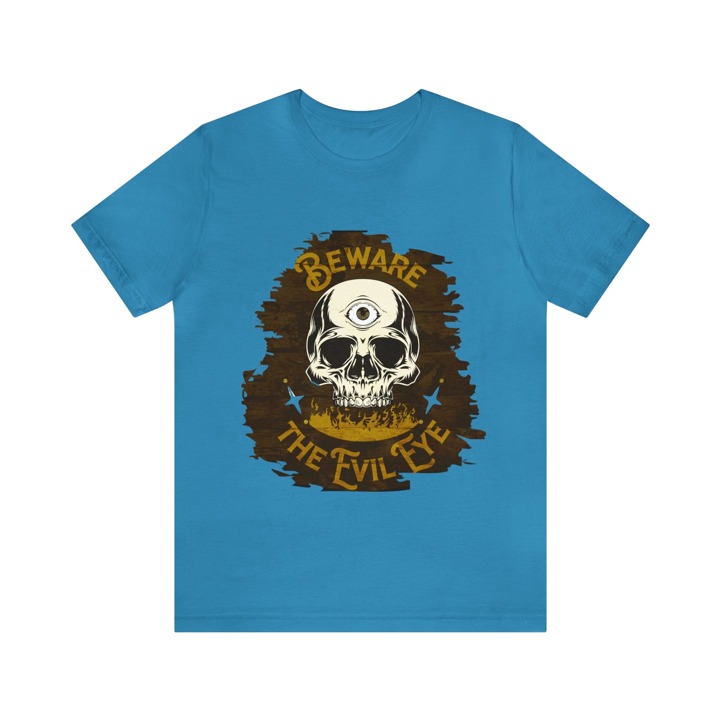 Brown Evil Eye Halloween Shirt, Halloween shirt, Skull Shirt