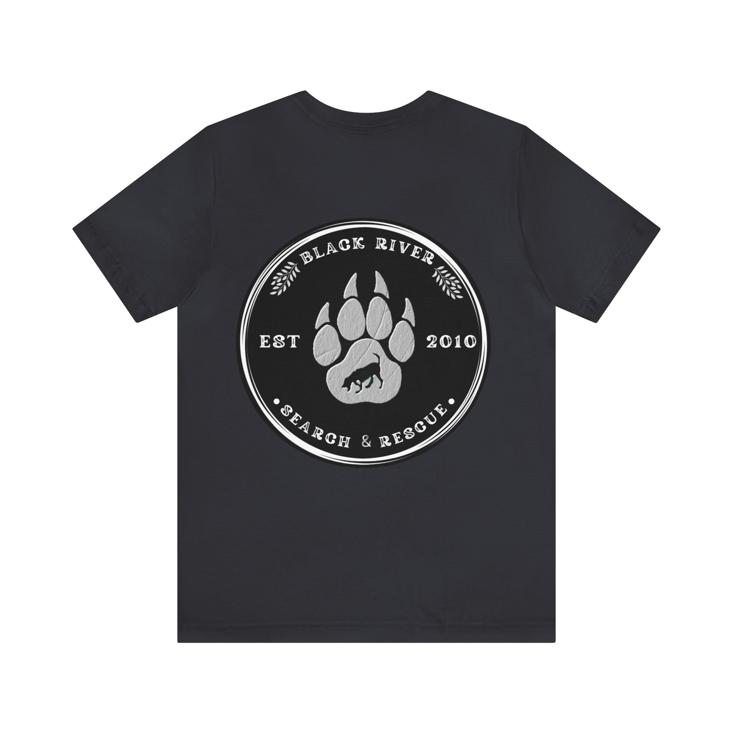 Black River logo black Short Sleeve Tee