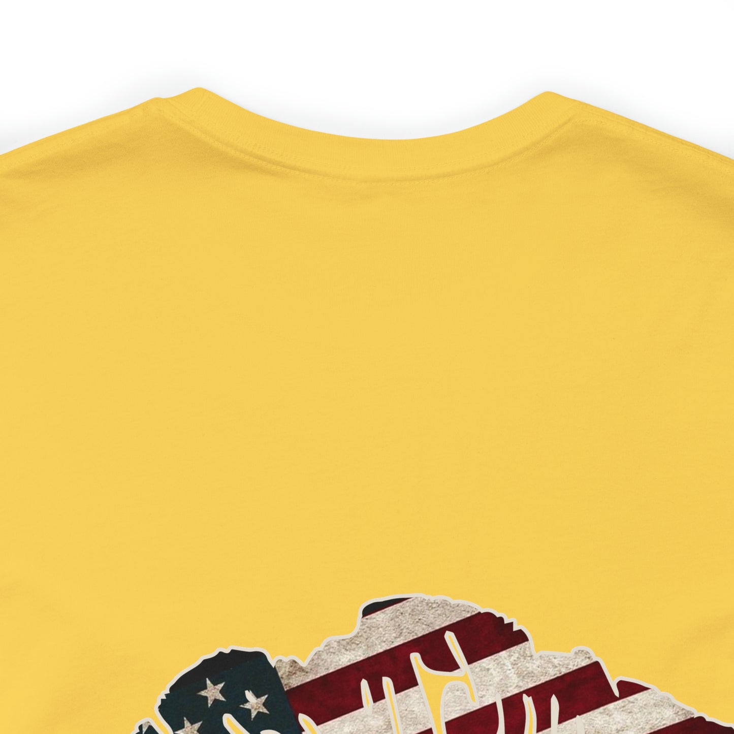 American Flag Lips 4th of July Unisex Jersey Short Sleeve Tee Patriotic Retro