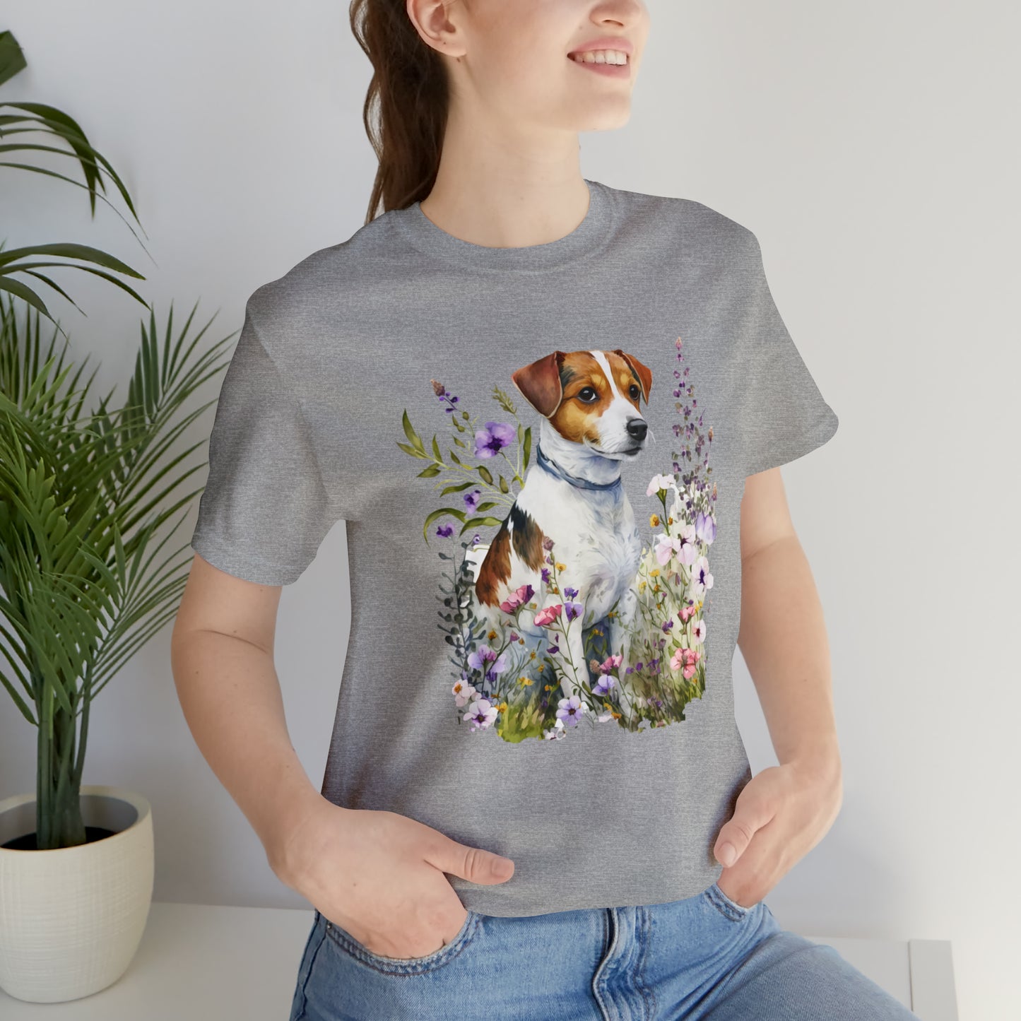 Jack Russell Unisex Jersey Short Sleeve Tee