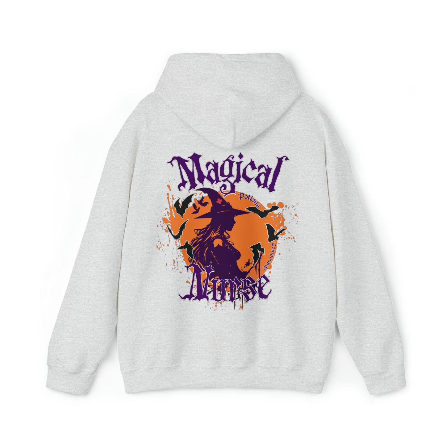 Magical Nurse Halloween Hooded Sweatshirt