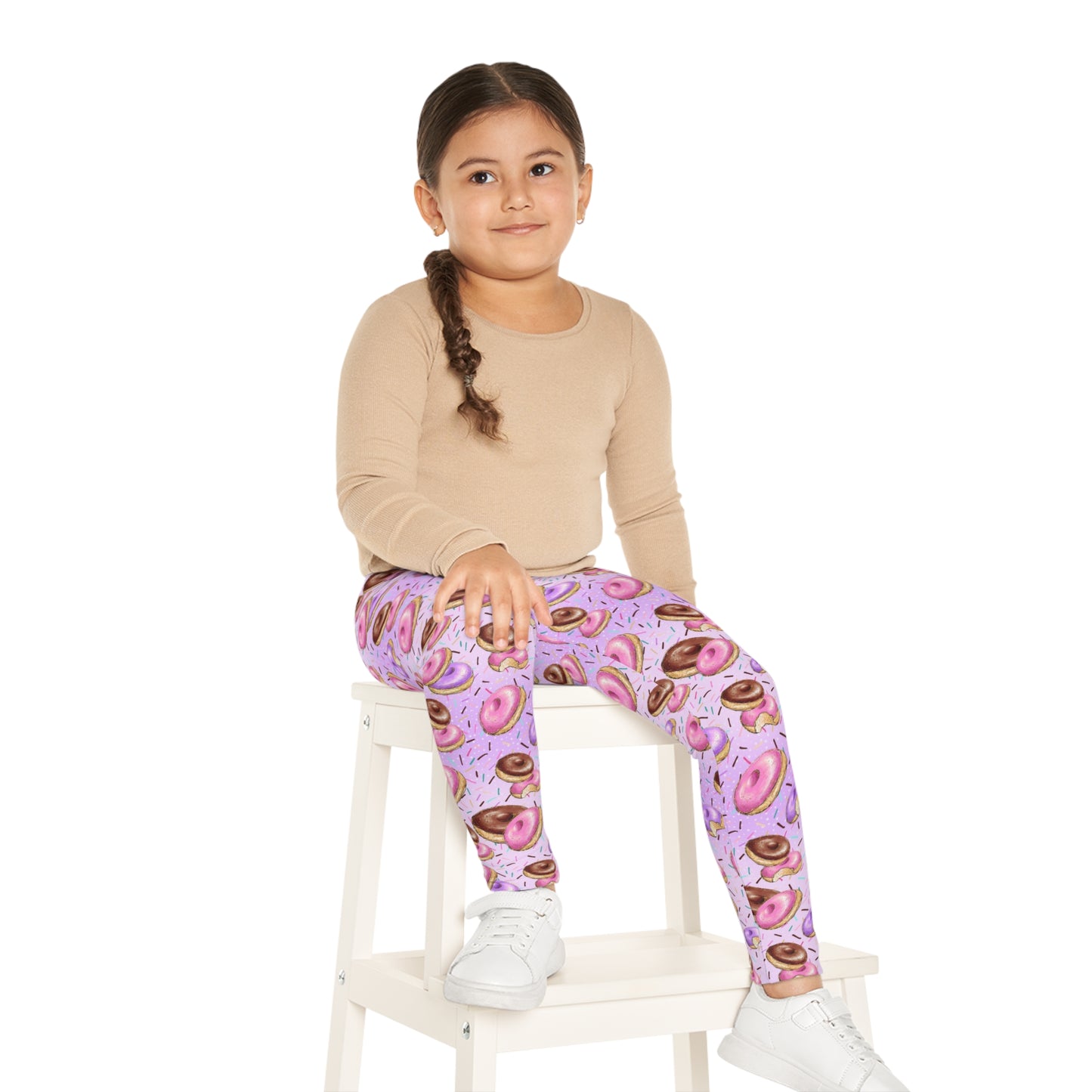 Girls colorful Donut leggings.