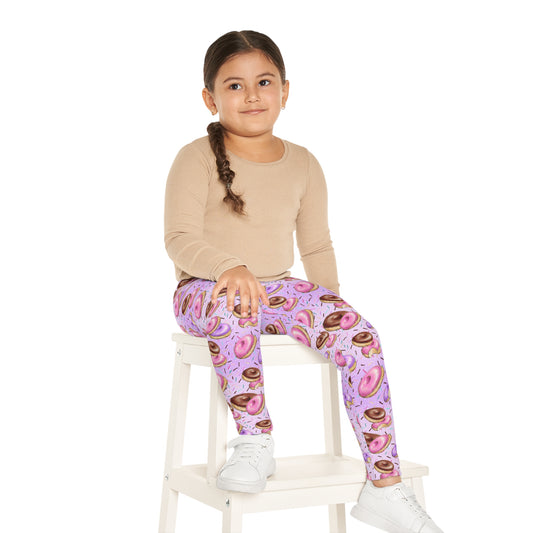 Girls colorful Donut leggings.