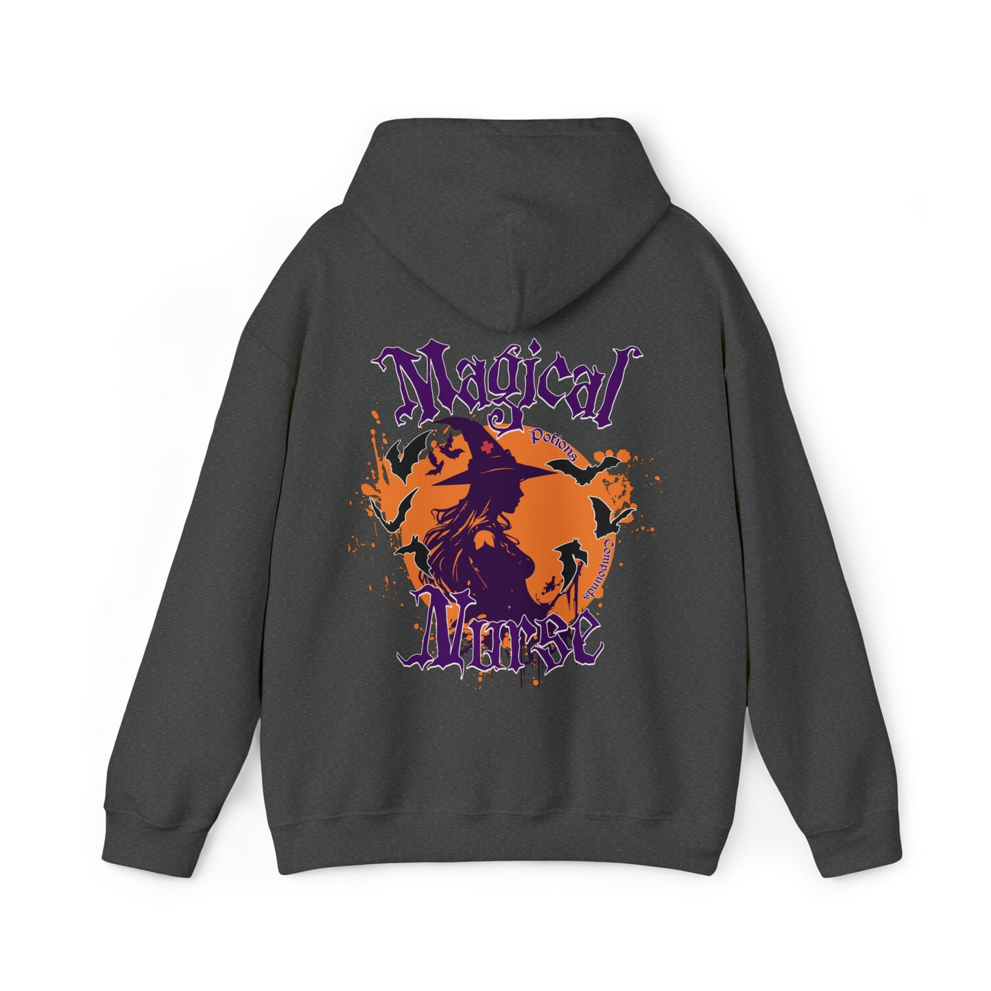 Magical Nurse Halloween Hooded Sweatshirt