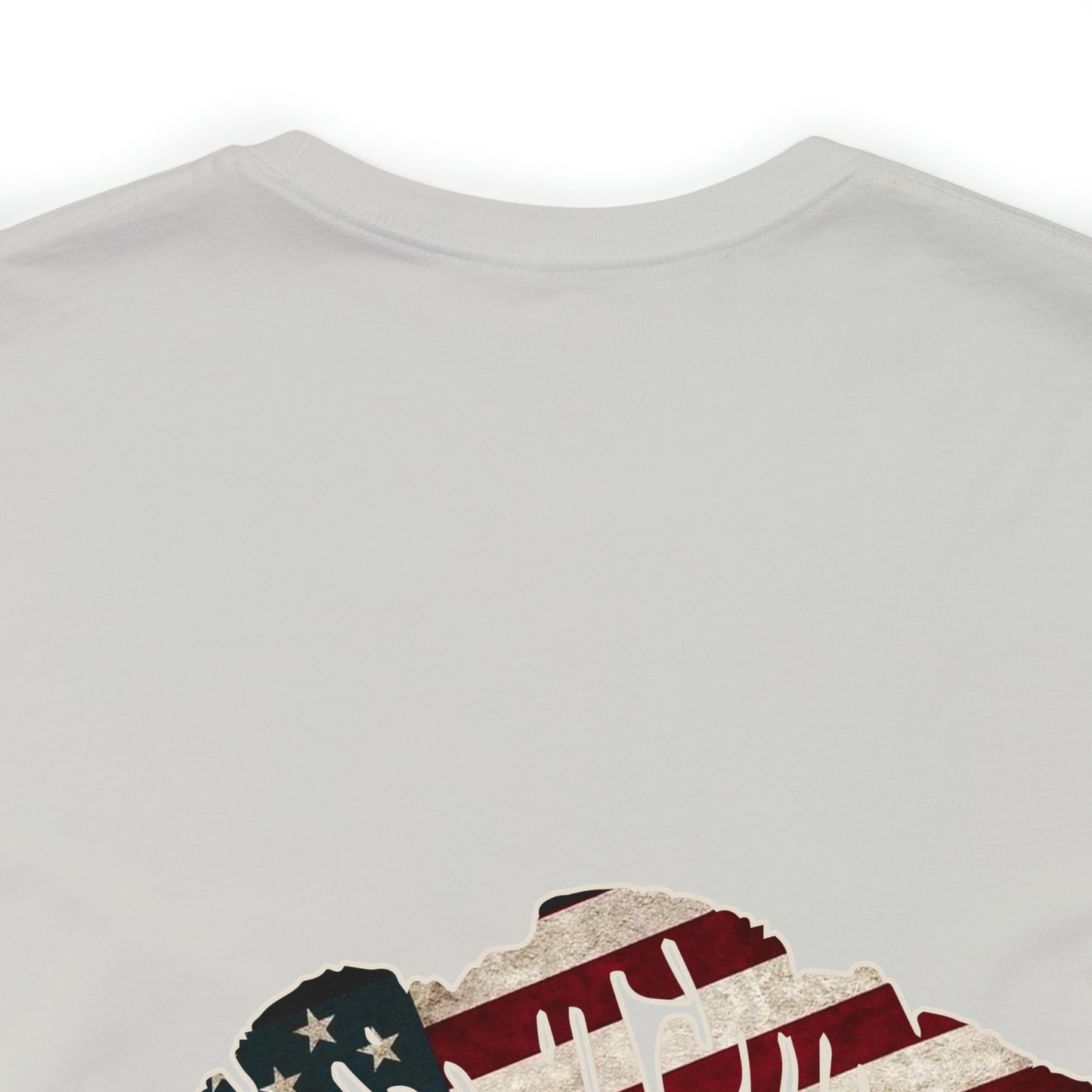 American Flag Lips 4th of July Unisex Jersey Short Sleeve Tee Patriotic Retro