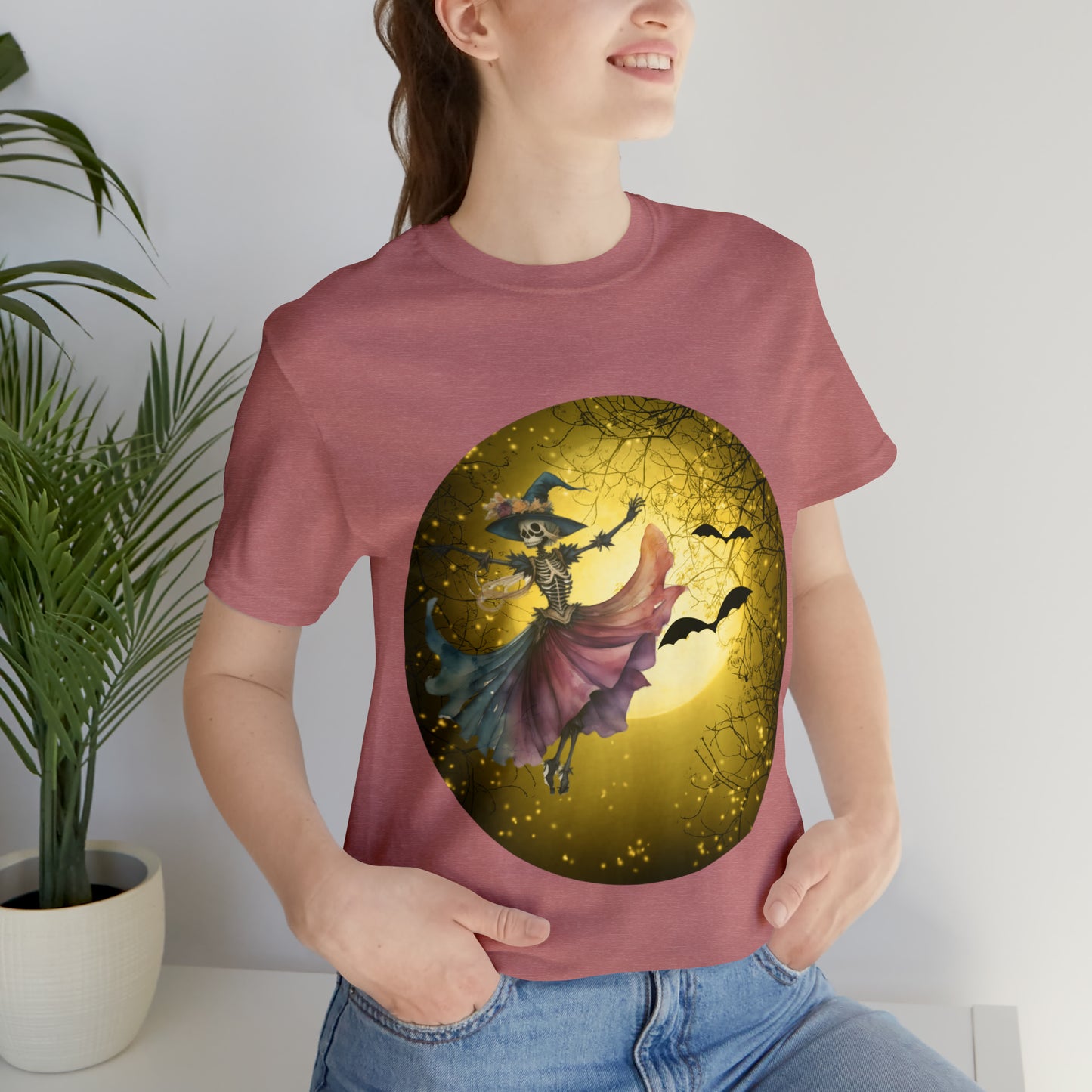 Vintage Halloween Dancing Witch Shirt, Halloween shirt, Dancer shirt, Dancing in the Moon shirt, Witchy Dancer