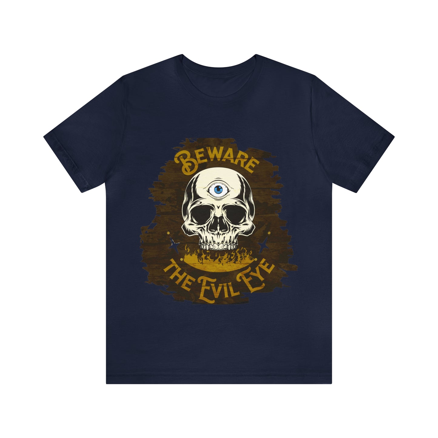 Blue Evil Eye Halloween Shirt, Halloween shirt, Skull Shirt