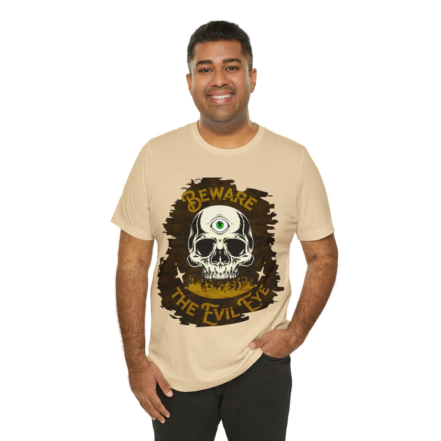 Green Evil Eye Halloween Shirt, Halloween shirt, Skull Shirt