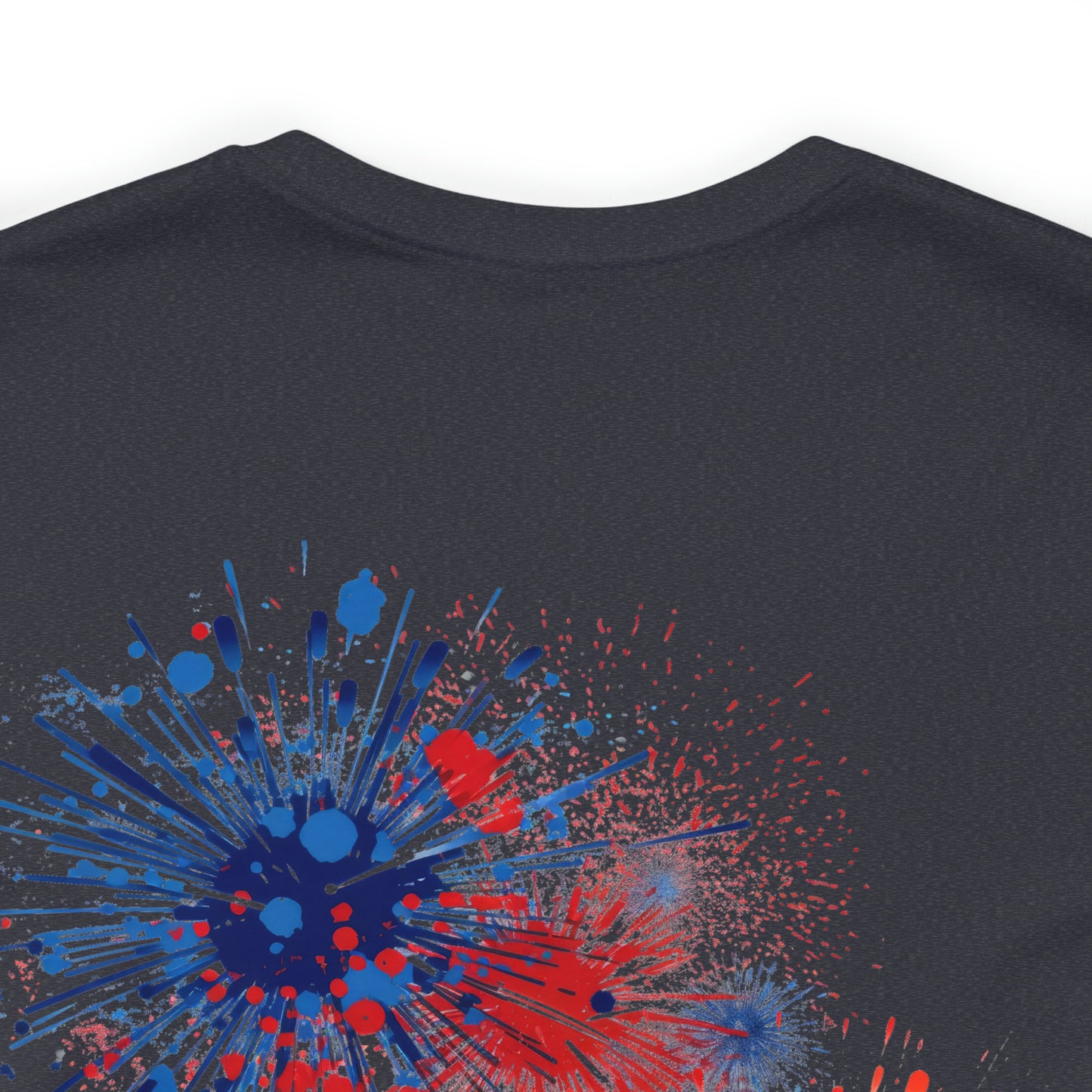 Freedom Smiley Face Flag Unisex Jersey Short Sleeve Tee Patriotic American Flag