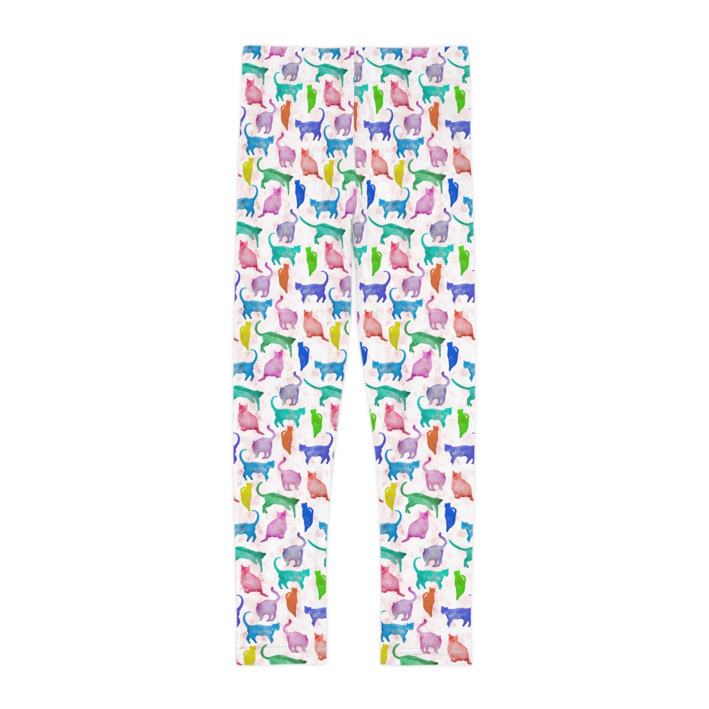 Kids Leggings Pastel cat design Multicolor