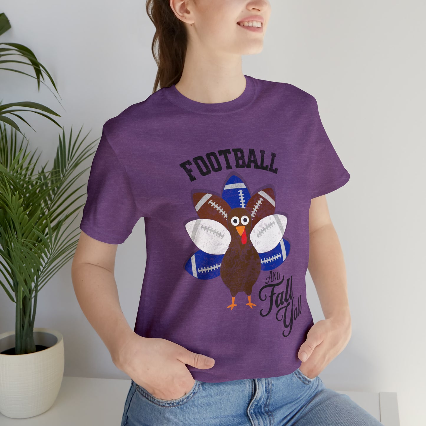 Vintage Blue and White Football Short Sleeve Tee, Football and turkey shirt, Kentucky