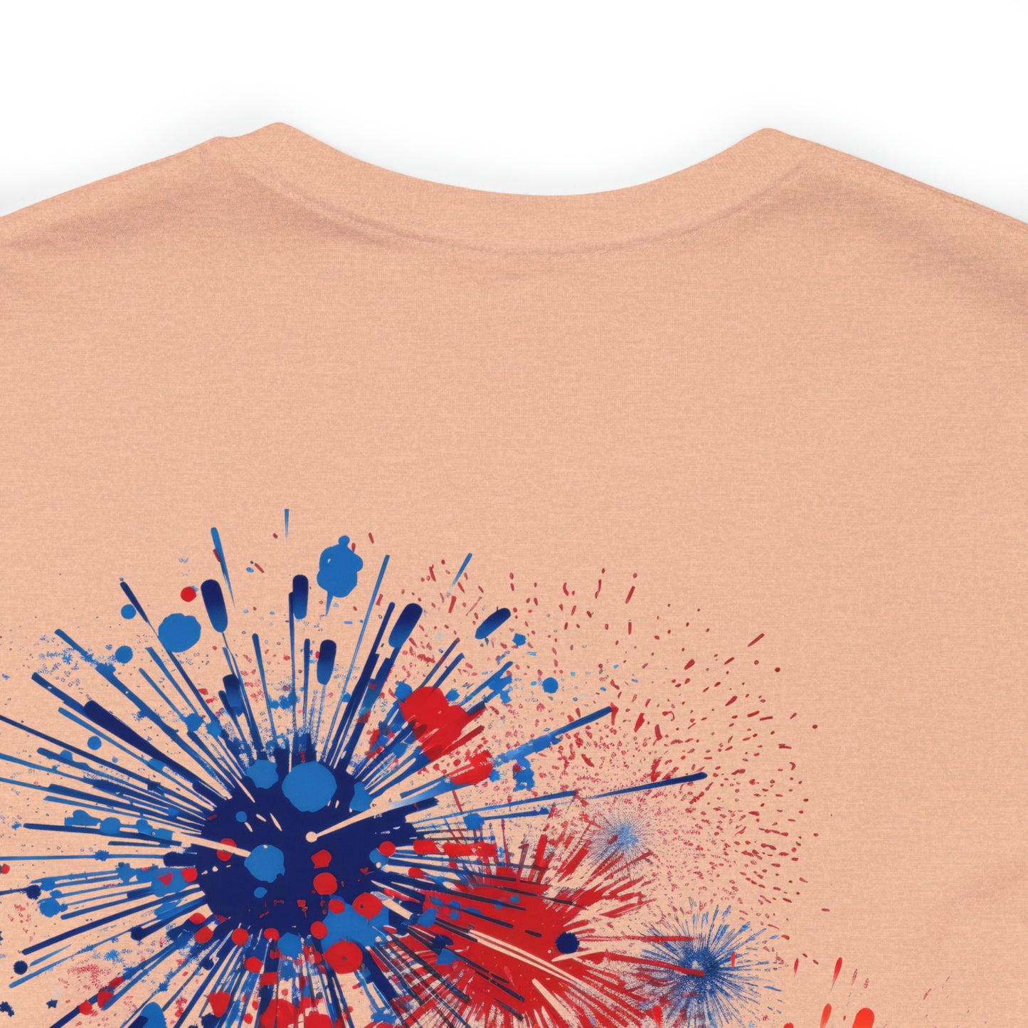 Freedom Smiley Face Flag Unisex Jersey Short Sleeve Tee Patriotic American Flag