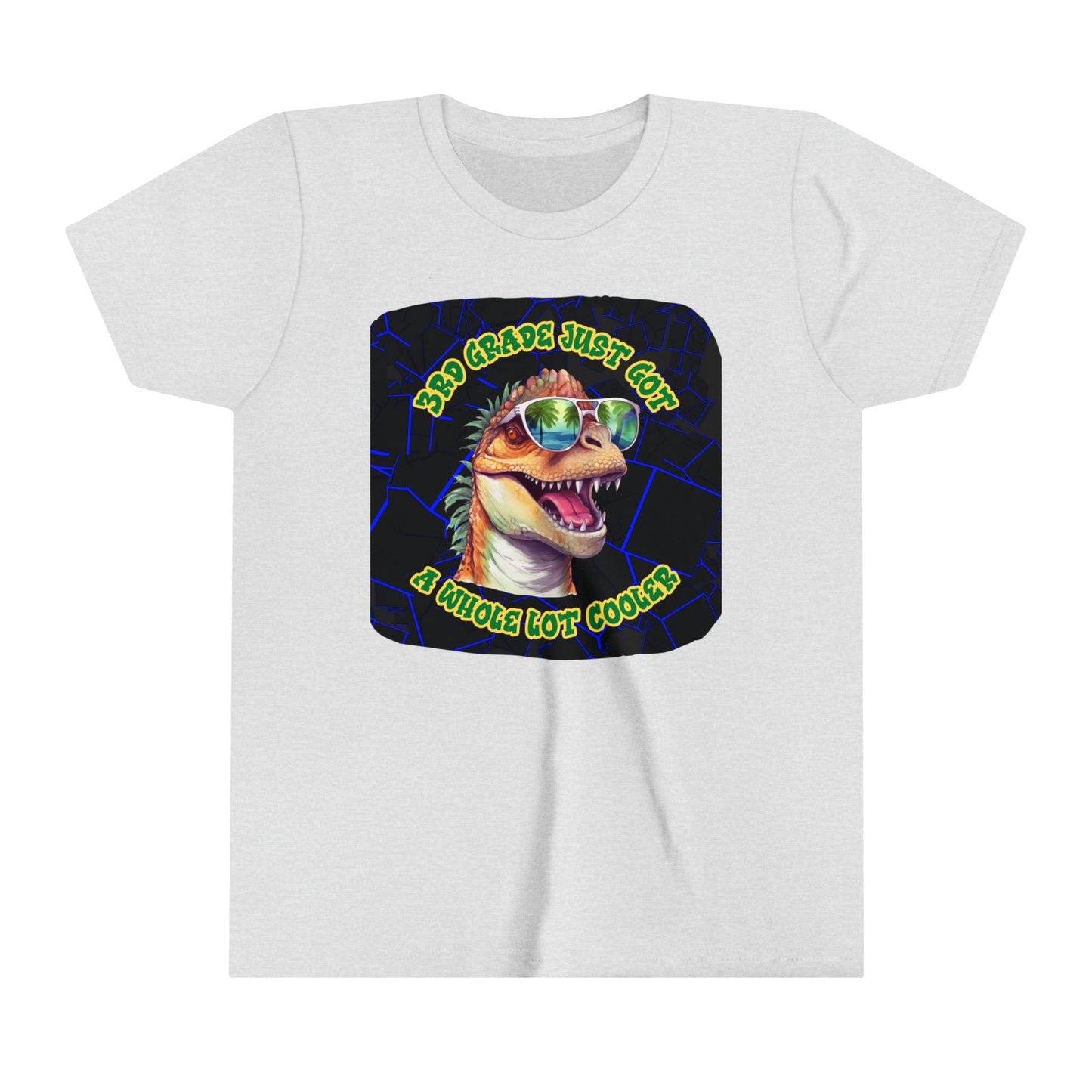 Kids back to school Tee, T-Rex Tee, T-rex T-shirt, Cool Kid Tee, School Tee, 3rd Grade Tee