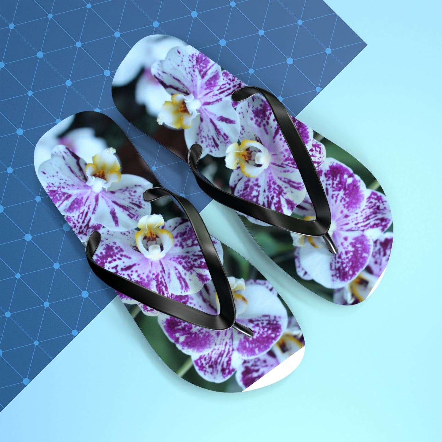 Flip Flops, Orchids, Purple, Flowers