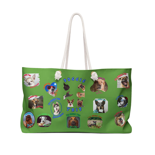 Dog Tote Bag, Tote Bag, Funny Dog Tote, Dogs, Shoulder bag, Shopper, Dog lover gift, Weekender bag, Tote bag for Women, Lime Green