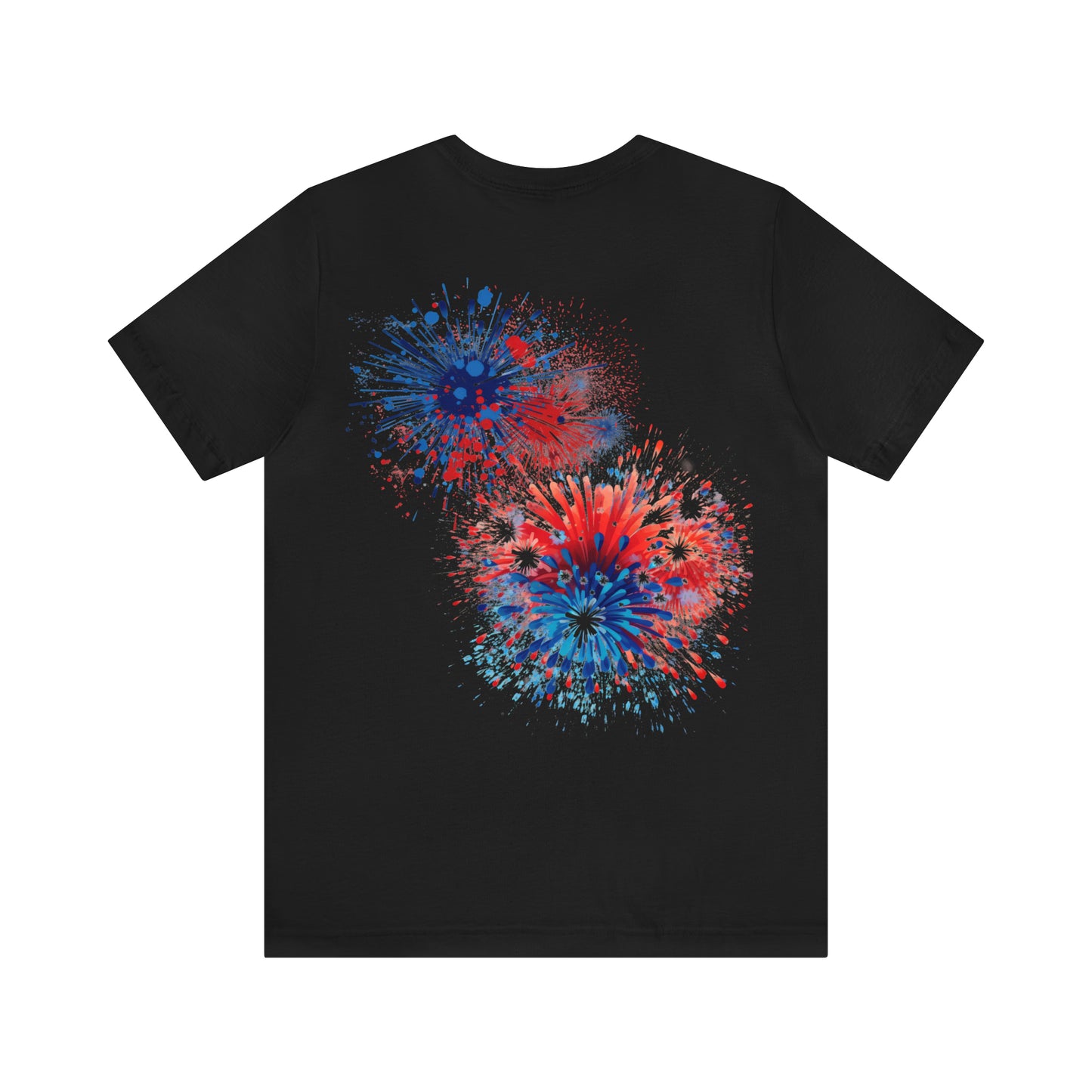 Freedom Smiley Face Flag Unisex Jersey Short Sleeve Tee Patriotic American Flag