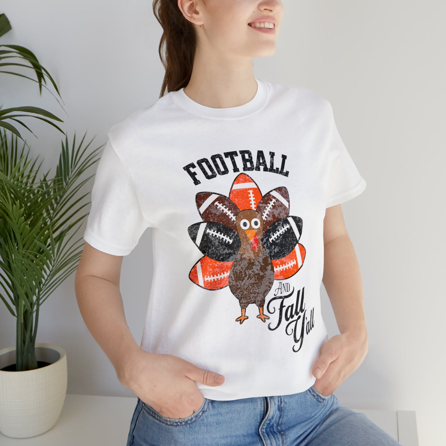 Vintage Orange and Black Football Short Sleeve Tee, Football and turkey shirt, Oklahoma State