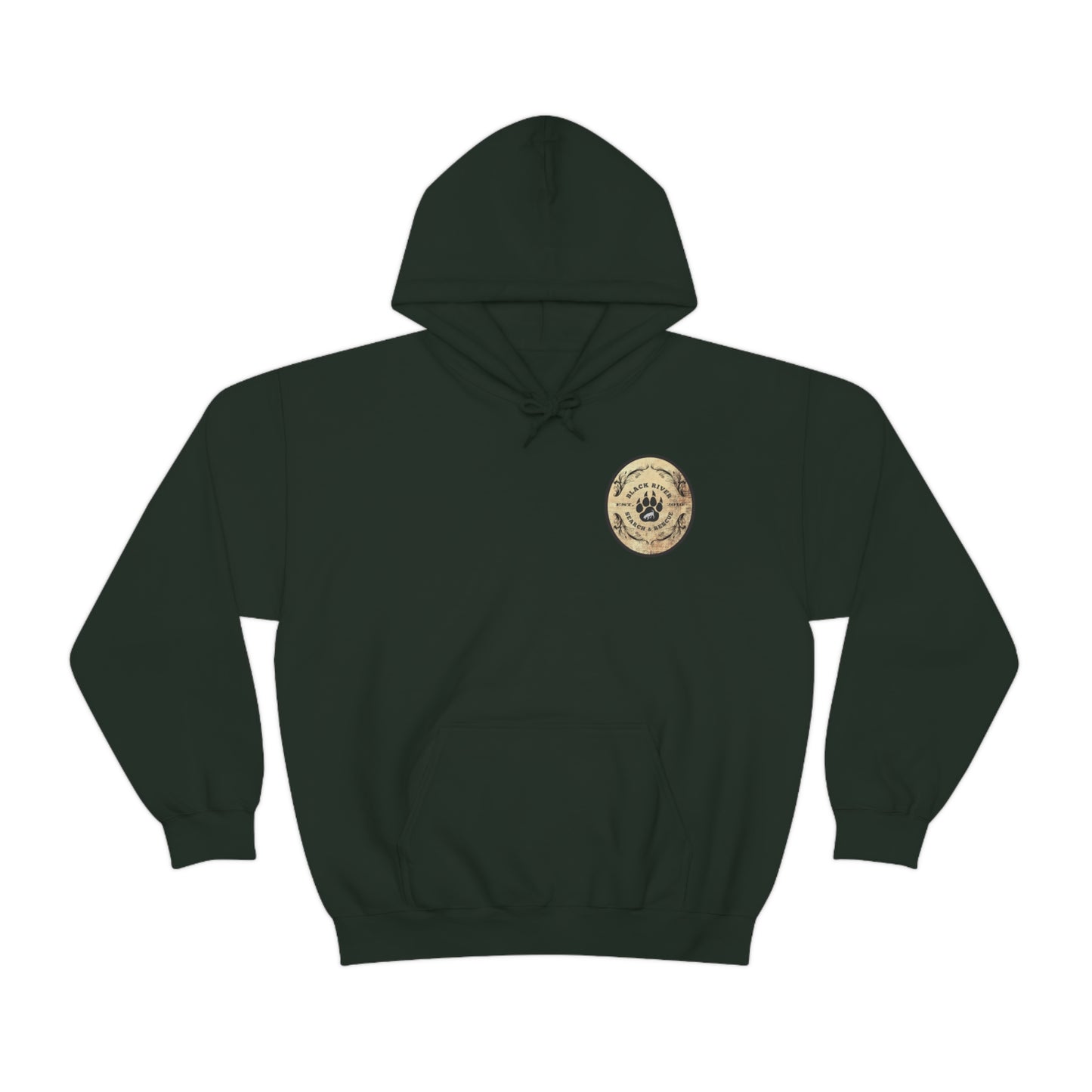 Black River Search & Rescue Logo Unisex Heavy Blend™ Hooded Sweatshirt