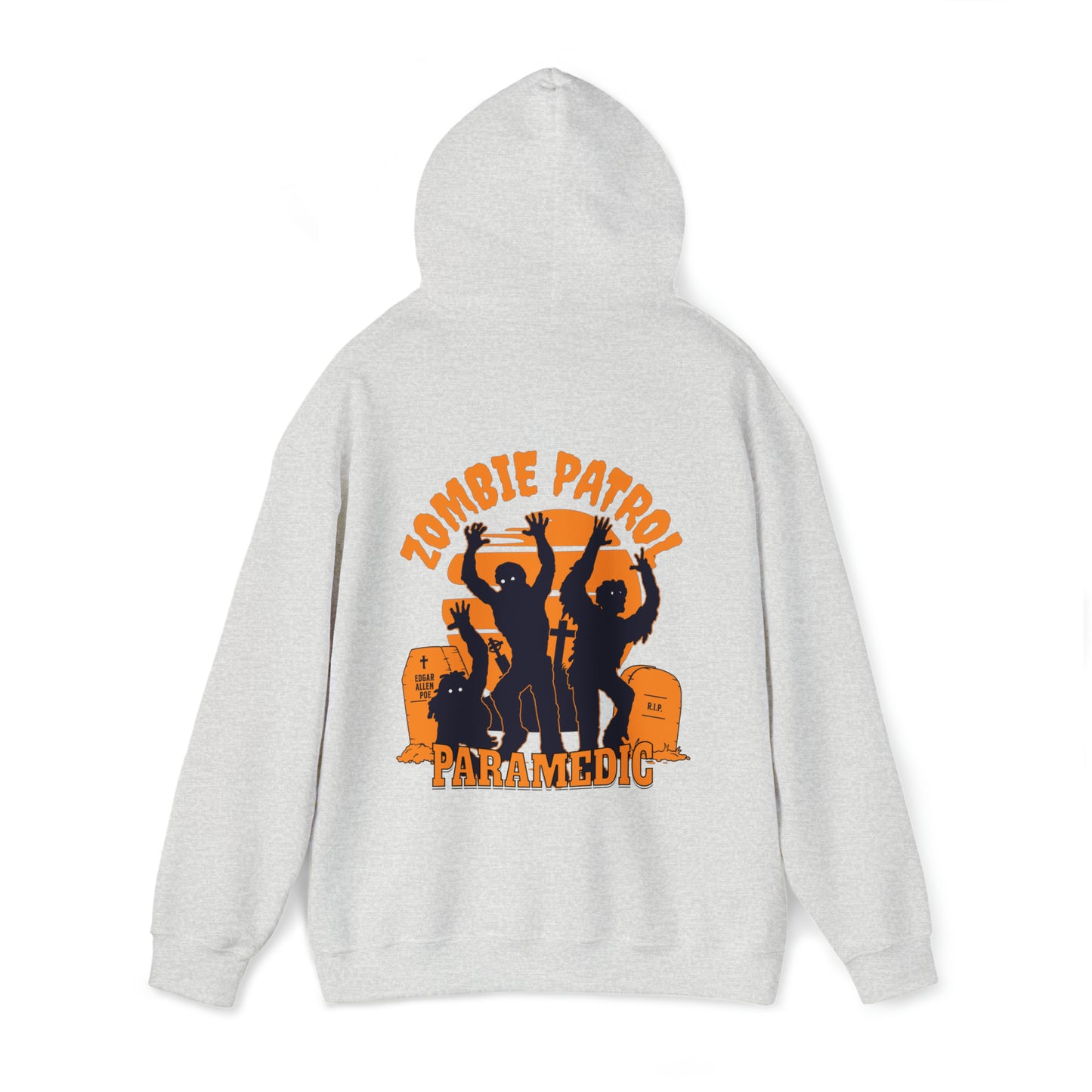 Zombie Patrol Paramedic Halloween Hooded Sweatshirt