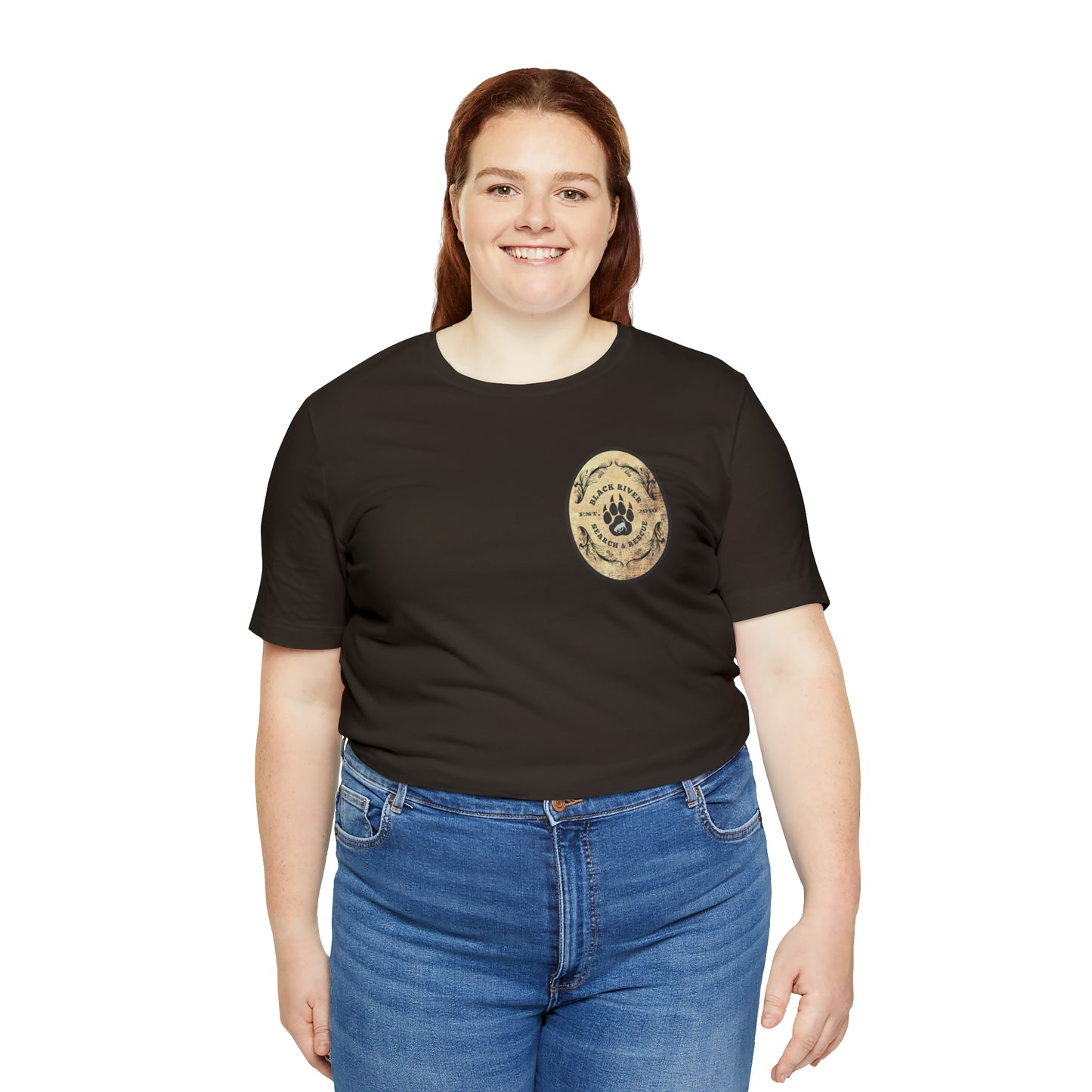 Black River Search & Rescue Logo Unisex Jersey Short Sleeve Tee