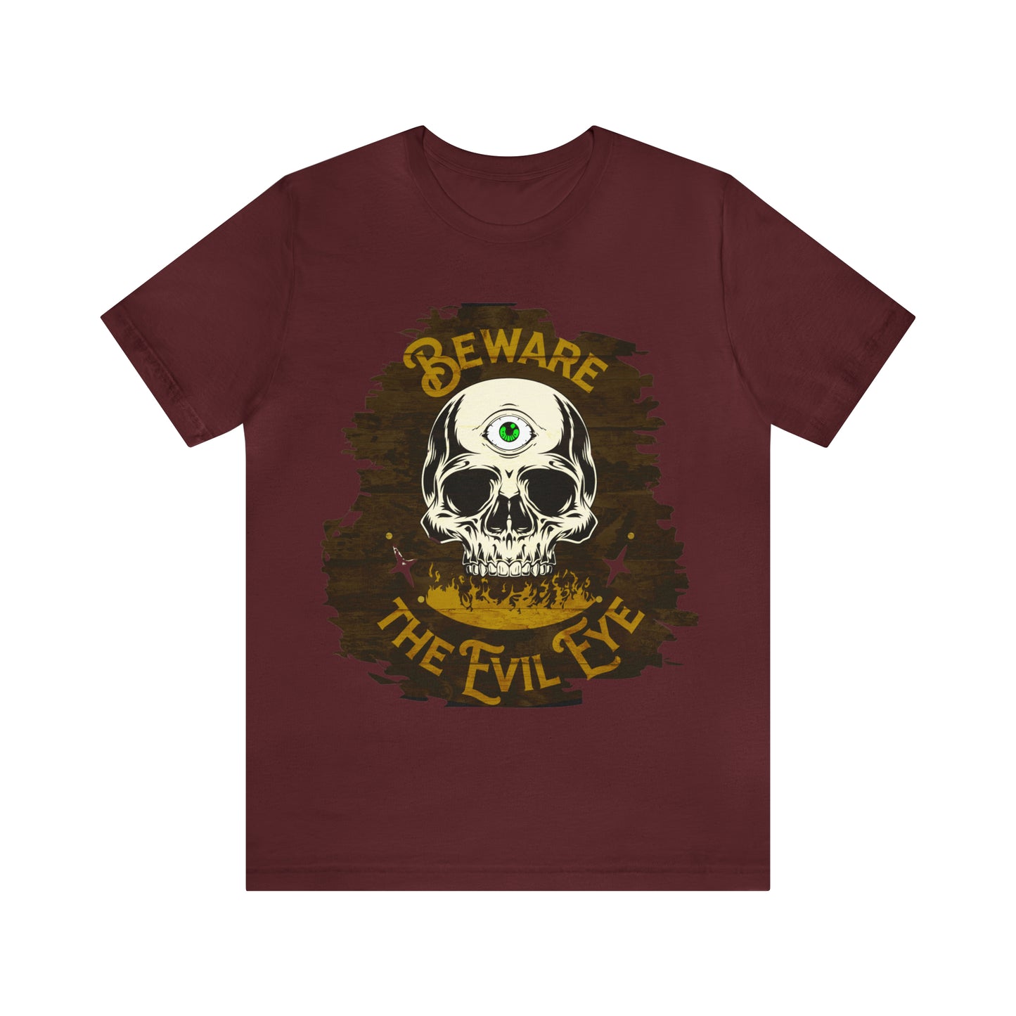 Green Evil Eye Halloween Shirt, Halloween shirt, Skull Shirt