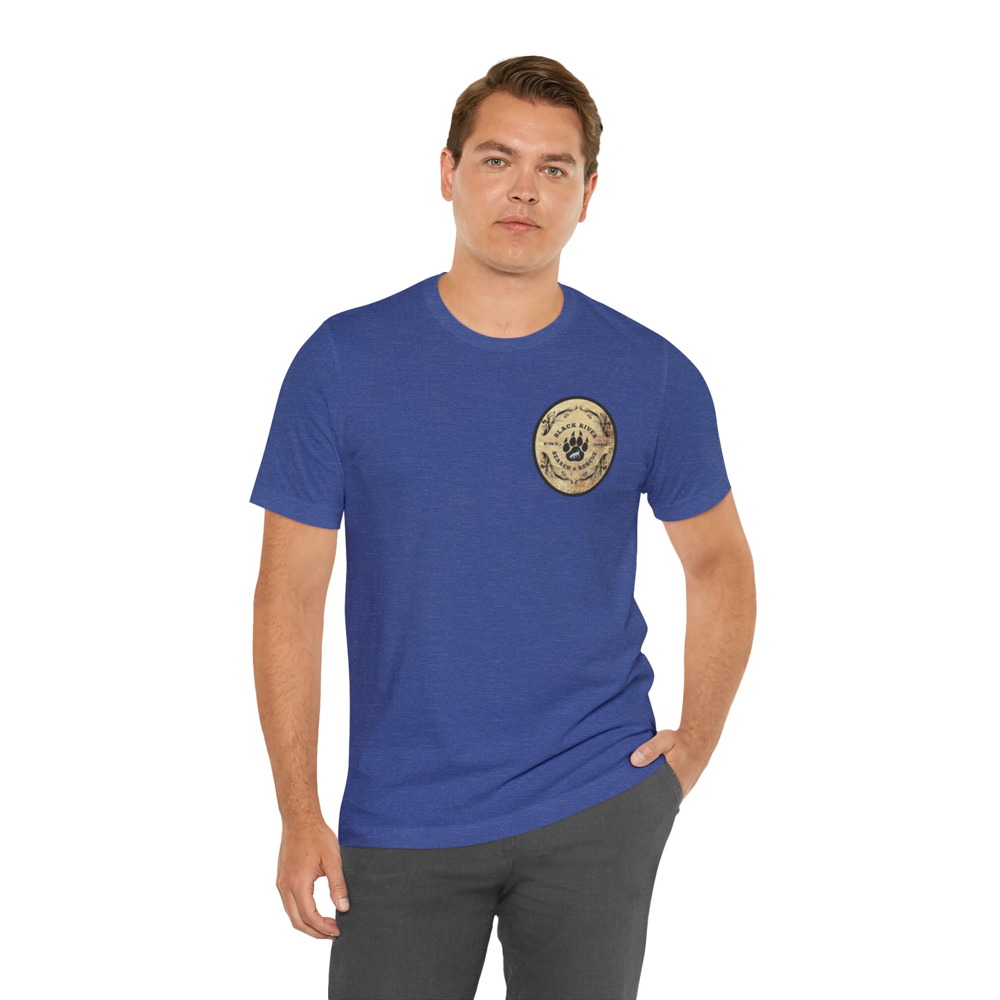 Black River Search & Rescue Logo Unisex Jersey Short Sleeve Tee