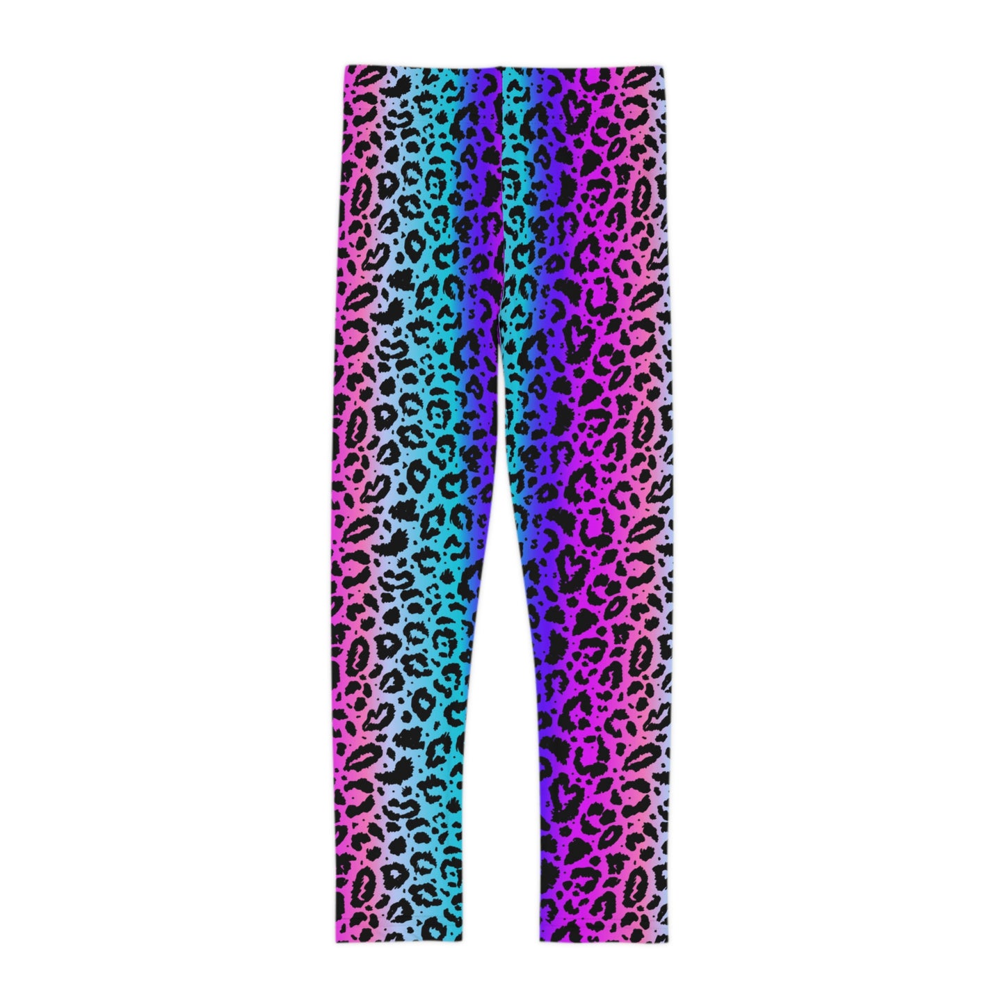 Kids Leggings Leopard print purple blue pink