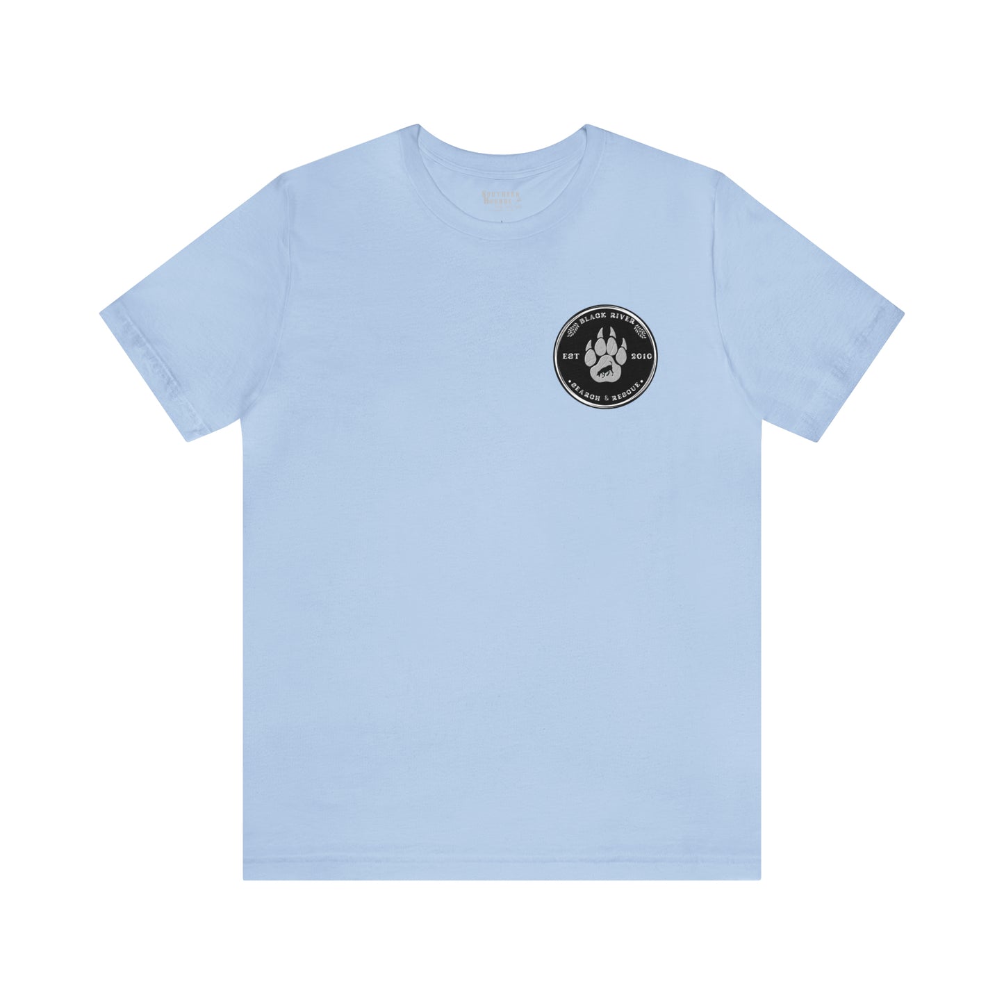 Black River logo black Short Sleeve Tee