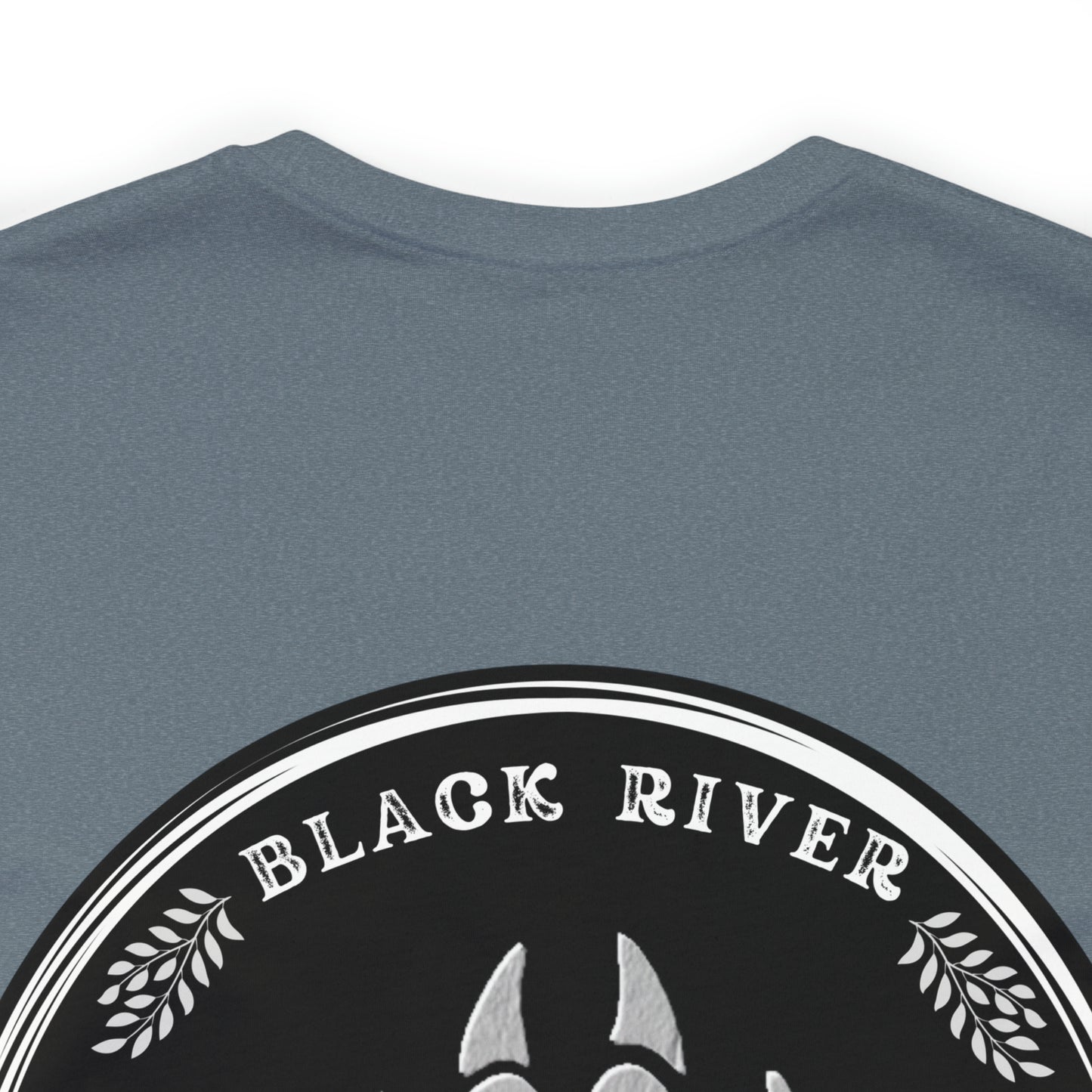 Black River Search & Rescue Logo Black Unisex Jersey Short Sleeve Tee