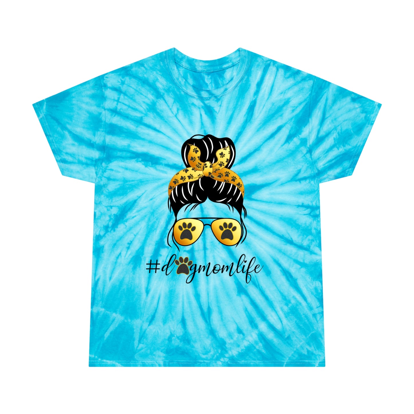Dog Mom Life Tie-Dye Tee, Cyclone