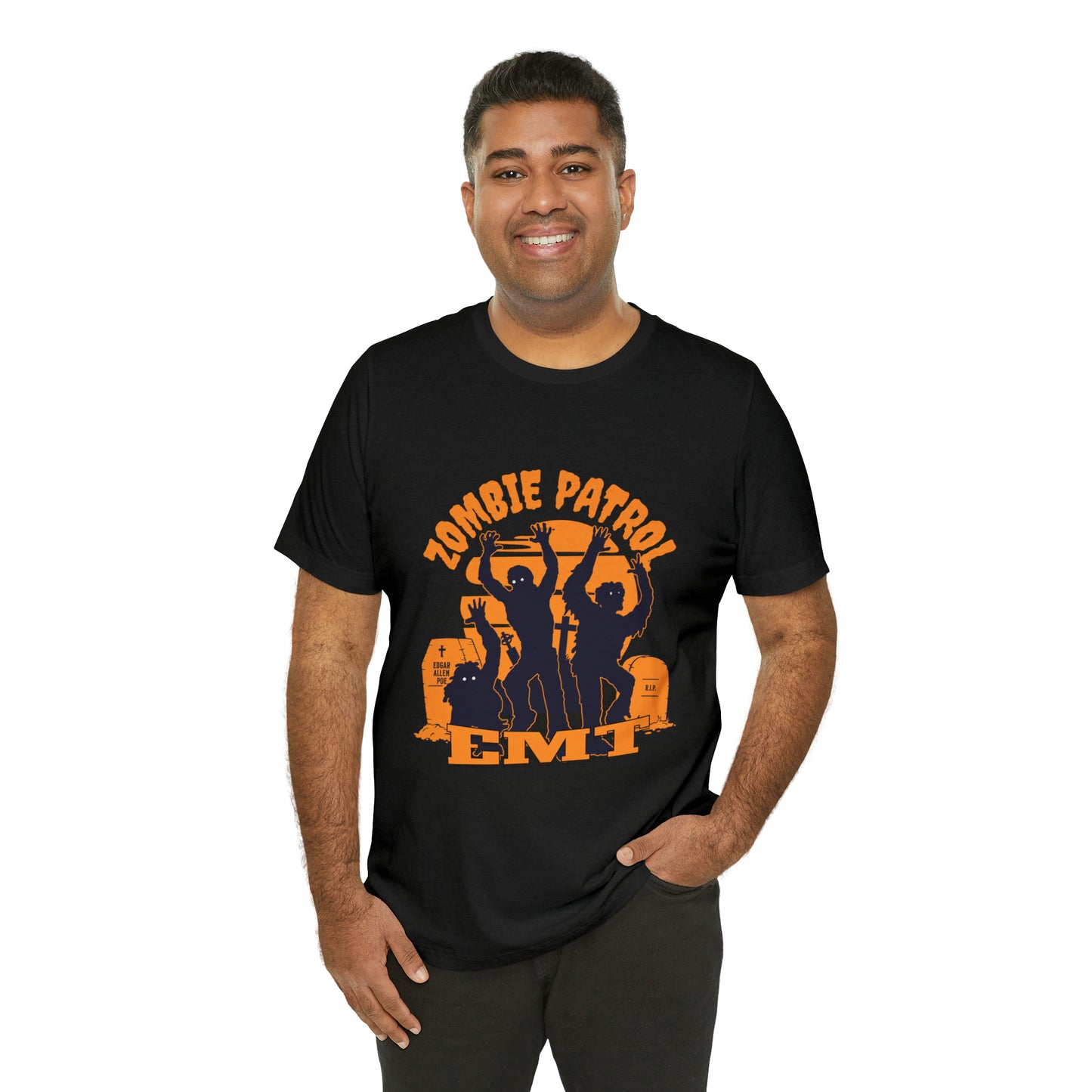 Halloween Zombie Patrol EMT Short Sleeve Tee