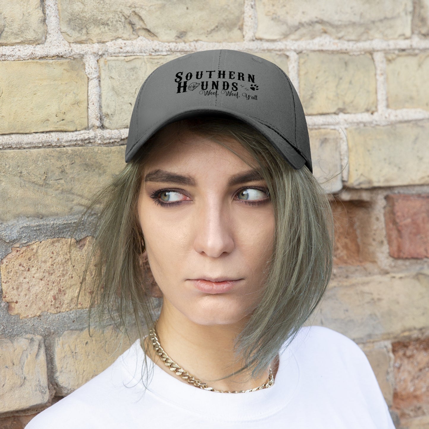 Unisex Twill Hat Southern Hounds Logo