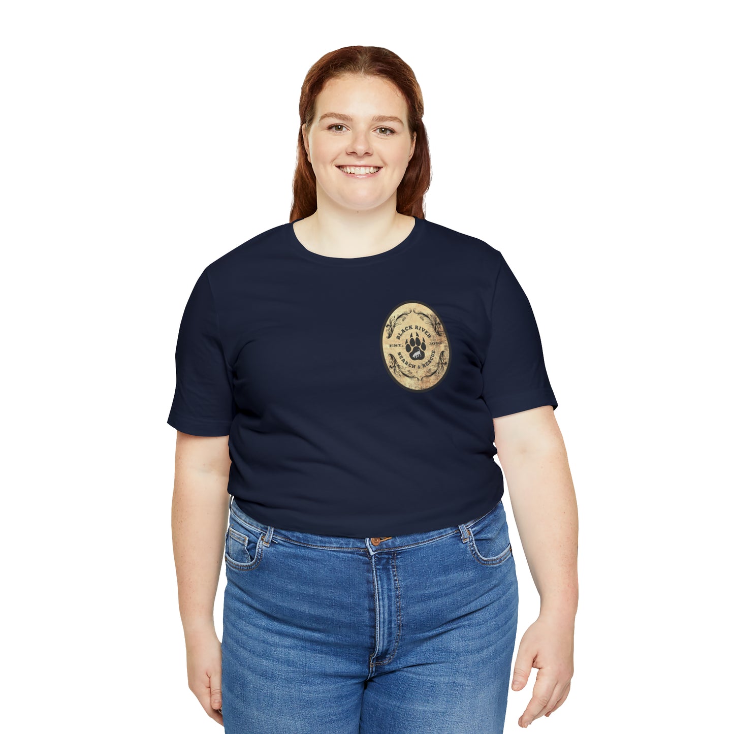 Black River Search & Rescue Logo Unisex Jersey Short Sleeve Tee