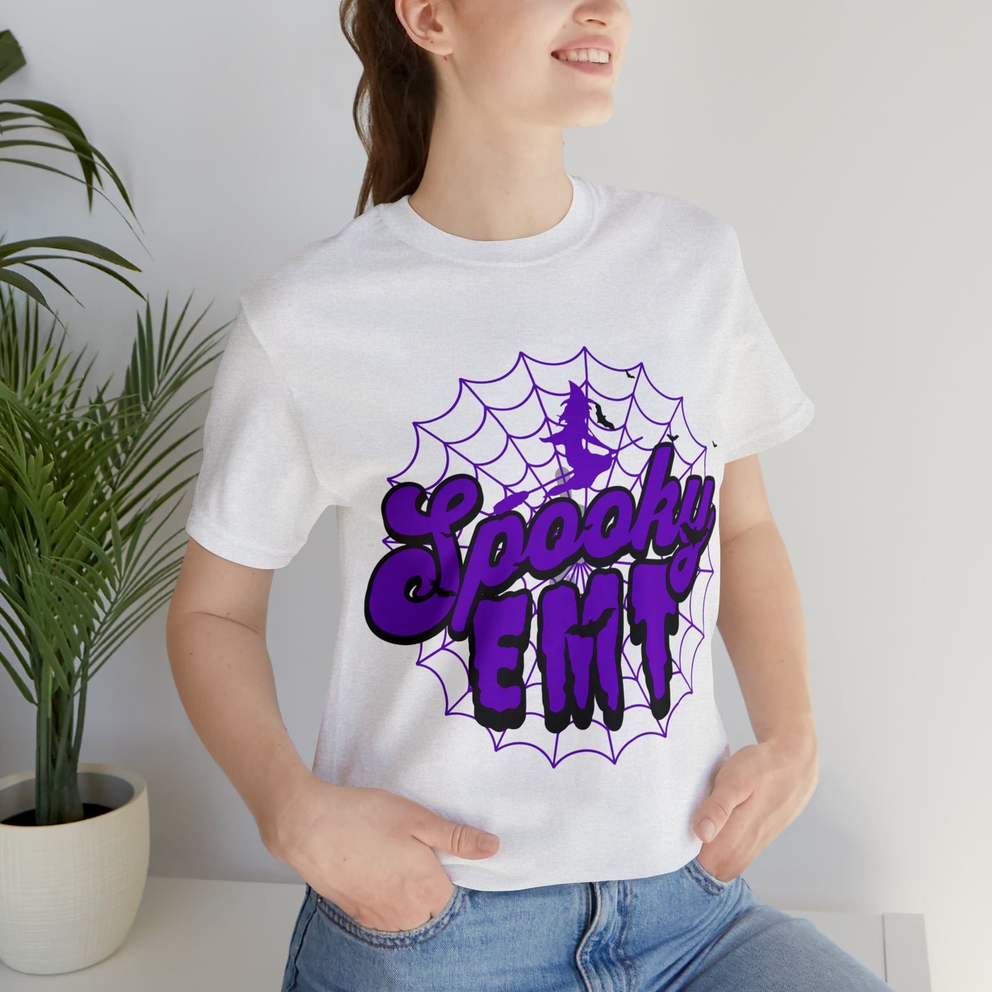 Fun Halloween EMT T-shirt, Spooky EMT shirt, EMT shirt, Halloween shirt