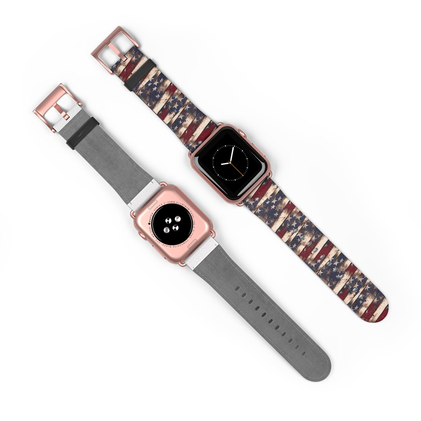 Distressed American Flag Apple Watch Band