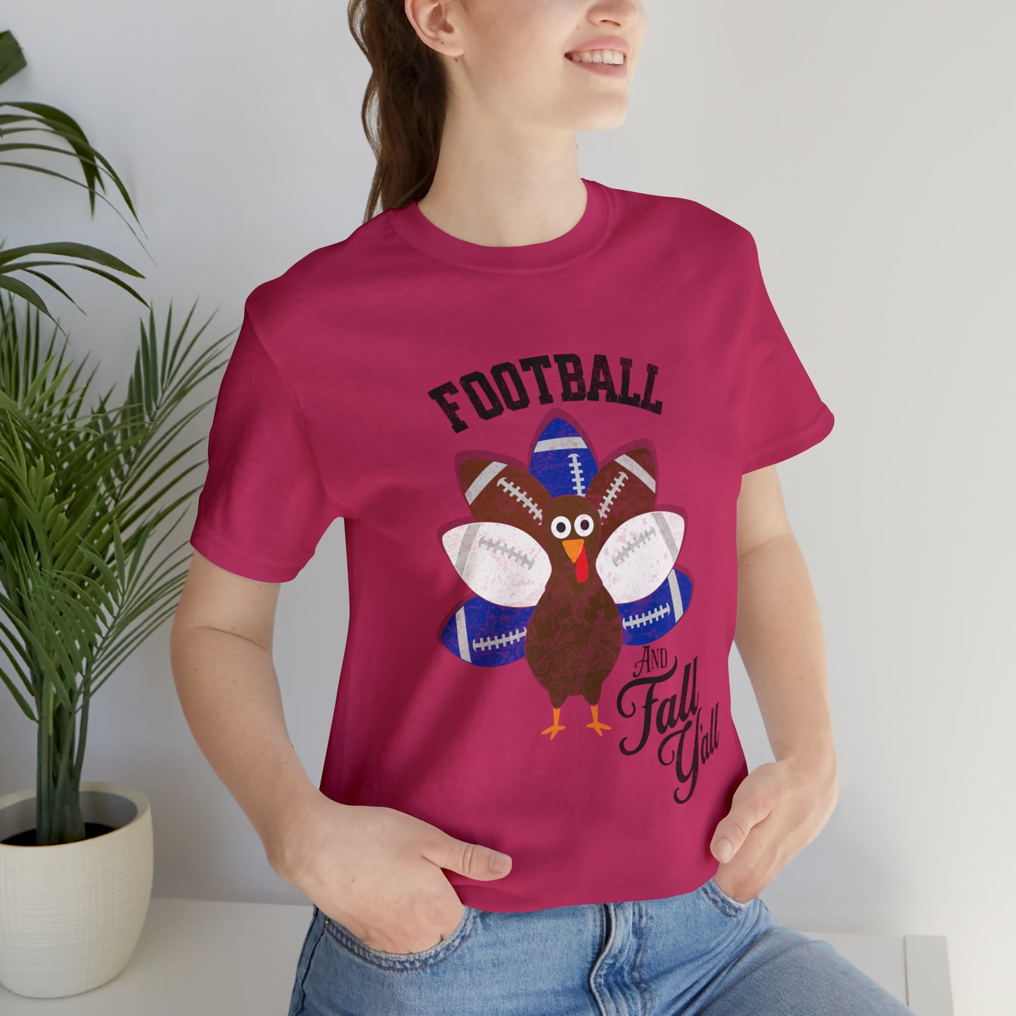 Vintage Blue and White Football Short Sleeve Tee, Football and turkey shirt, Kentucky