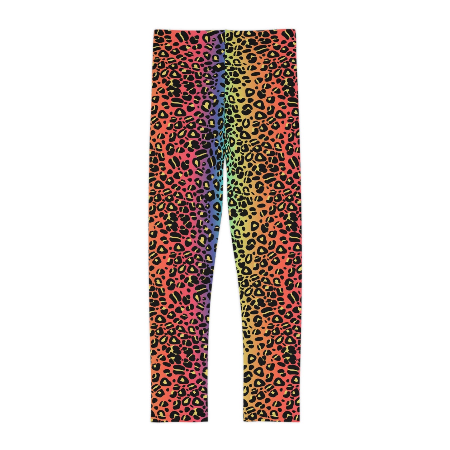 Kids Leggings Rainbow leopard print multicolor