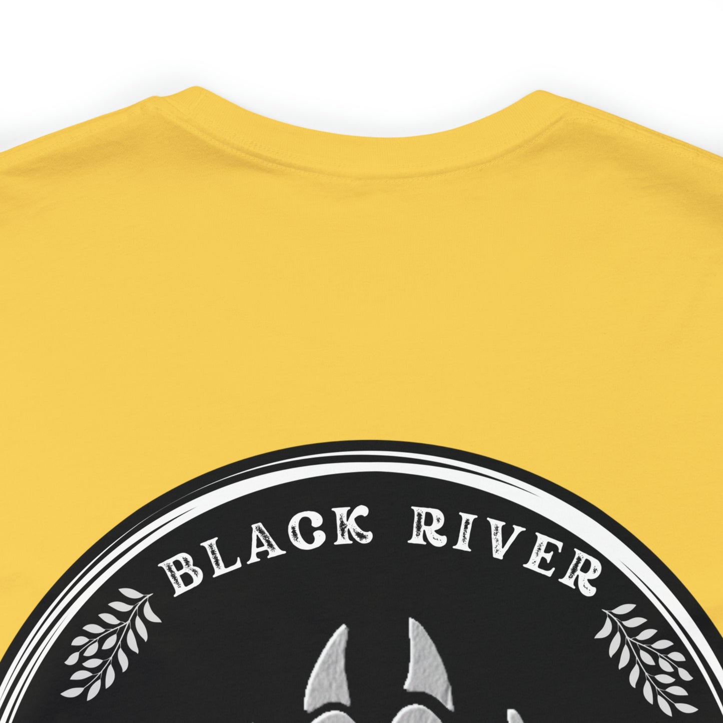 Black River Search & Rescue Logo Black Unisex Jersey Short Sleeve Tee