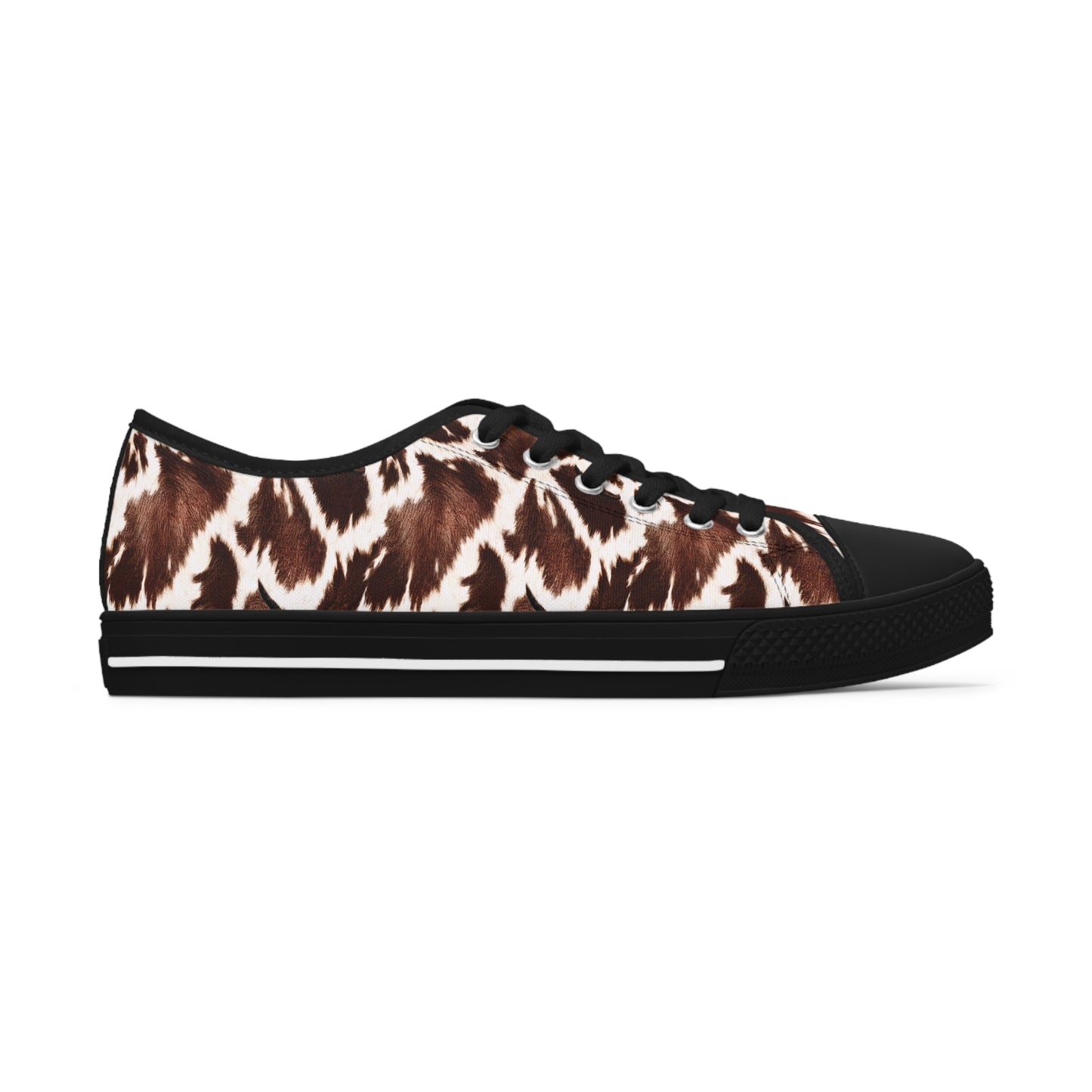 Cowhide print Women's Low Top Sneakers