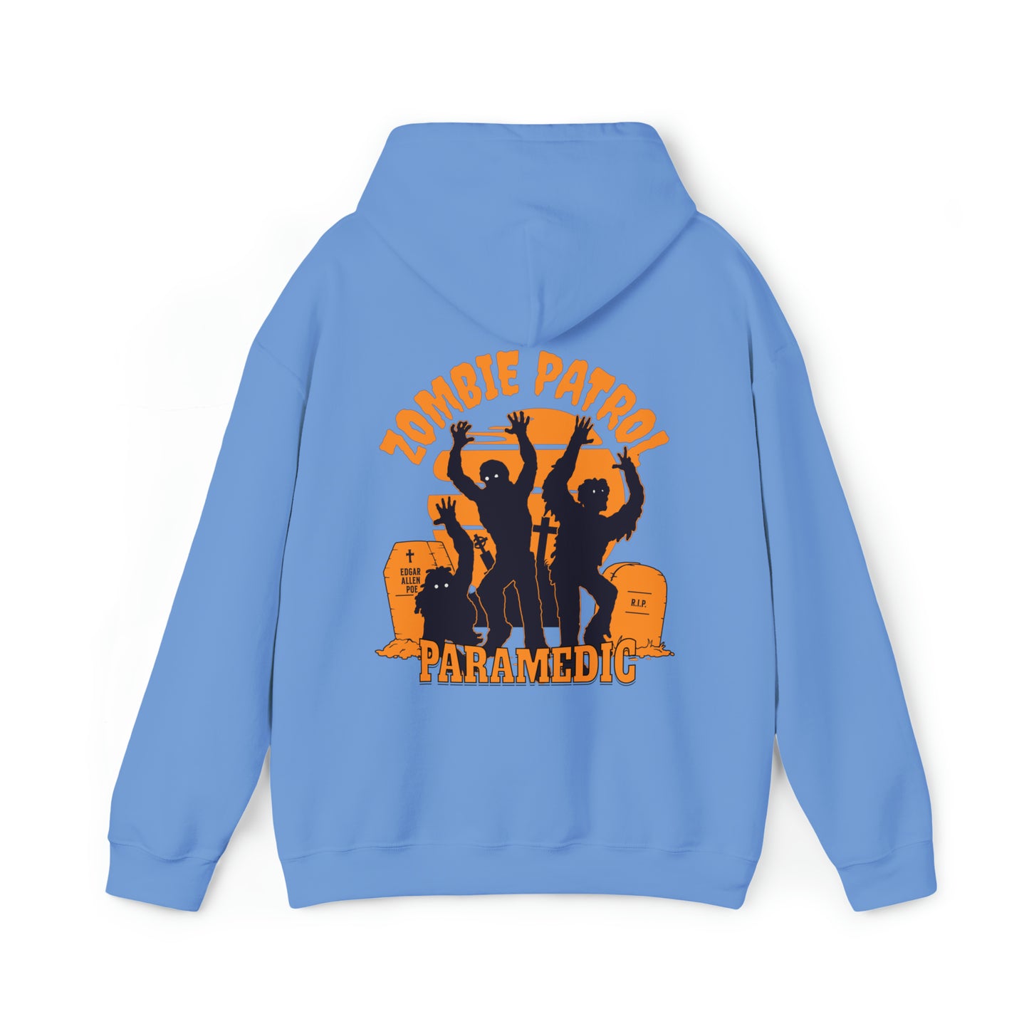 Zombie Patrol Paramedic Halloween Hooded Sweatshirt