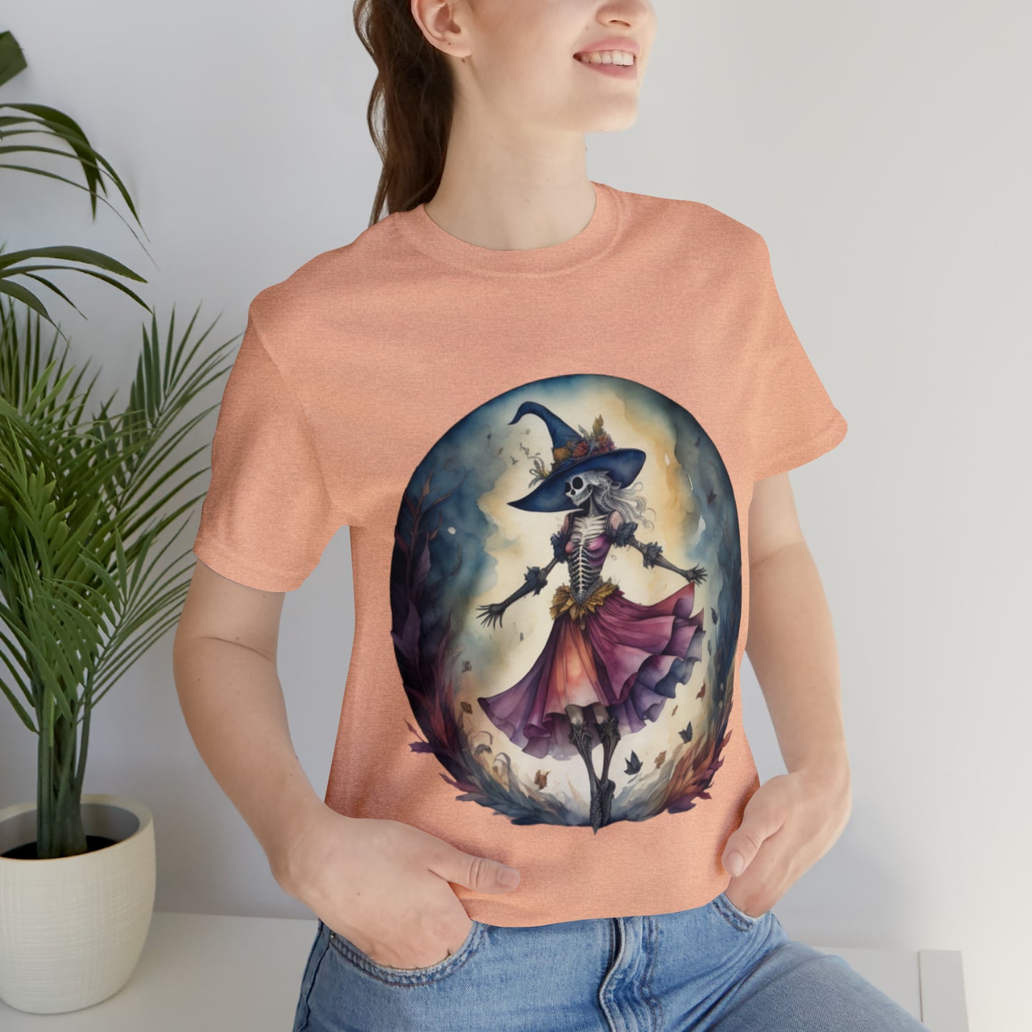 Vintage Halloween Dancing Witch Shirt, Halloween shirt, Dancer shirt, Dancing in the Moon shirt