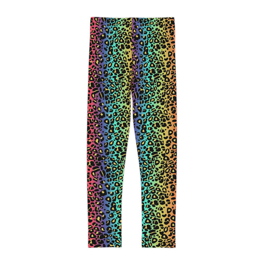 Kids Leggings Rainbow leopard print multicolor