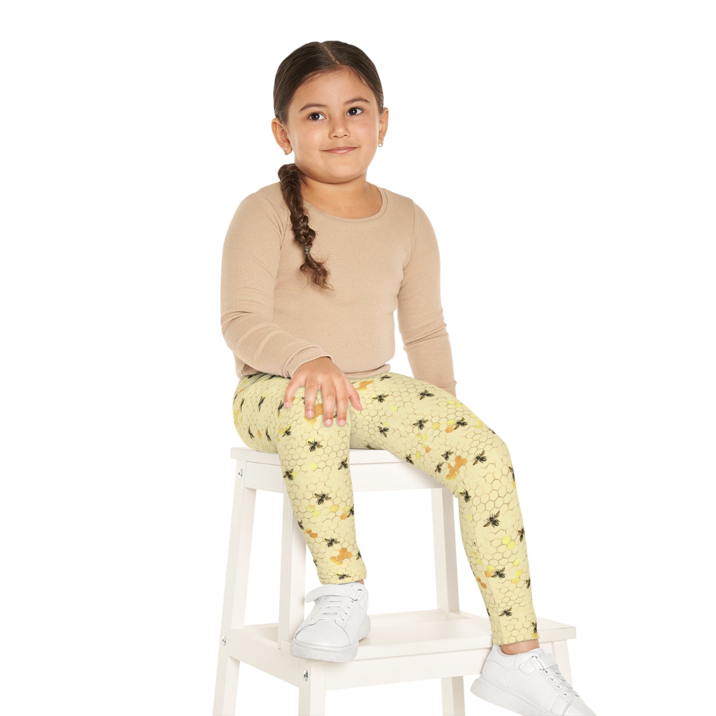 Girls colorful Beehive leggings