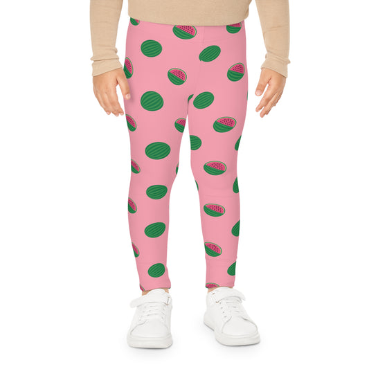 Girls colorful pink and watermelon leggings