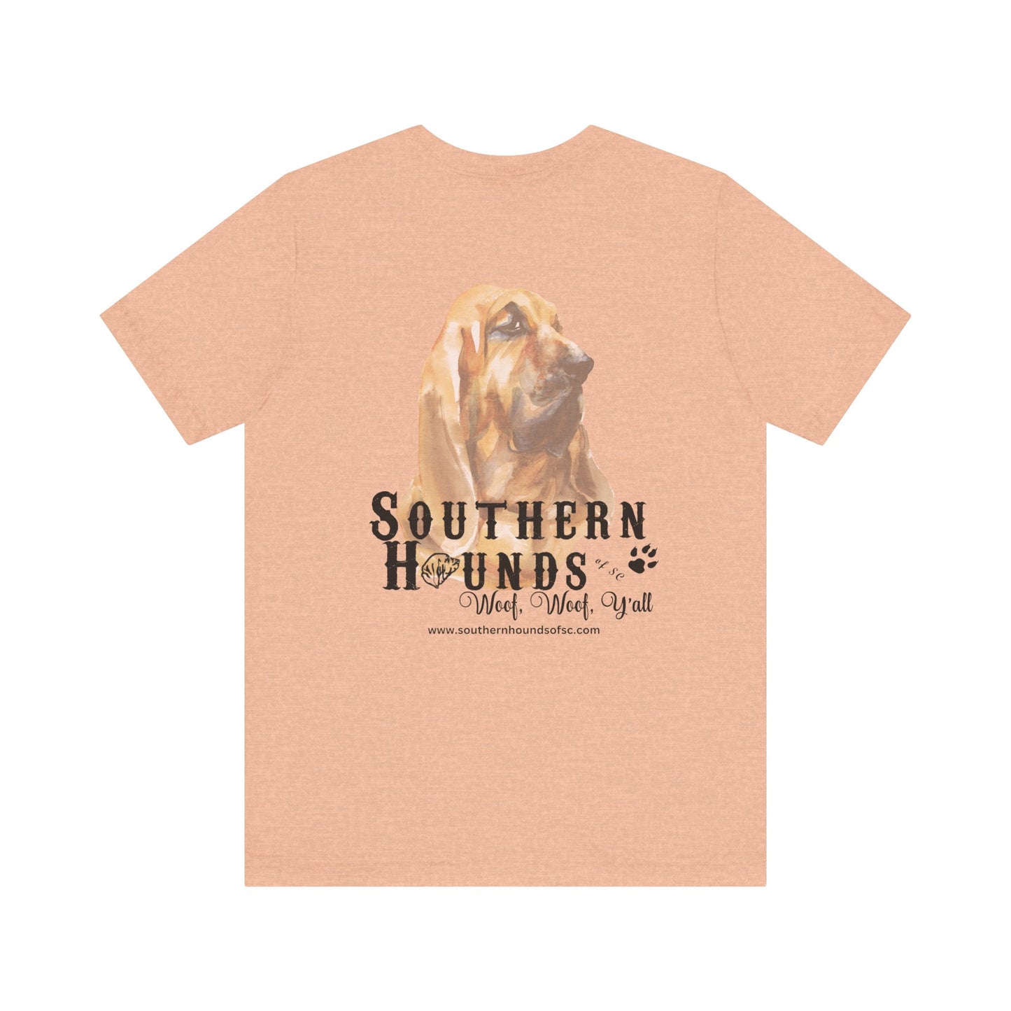 Bloodhounds Sticky and Sweet Southern Hounds Short Sleeve Tee, Bloodhound tshirt