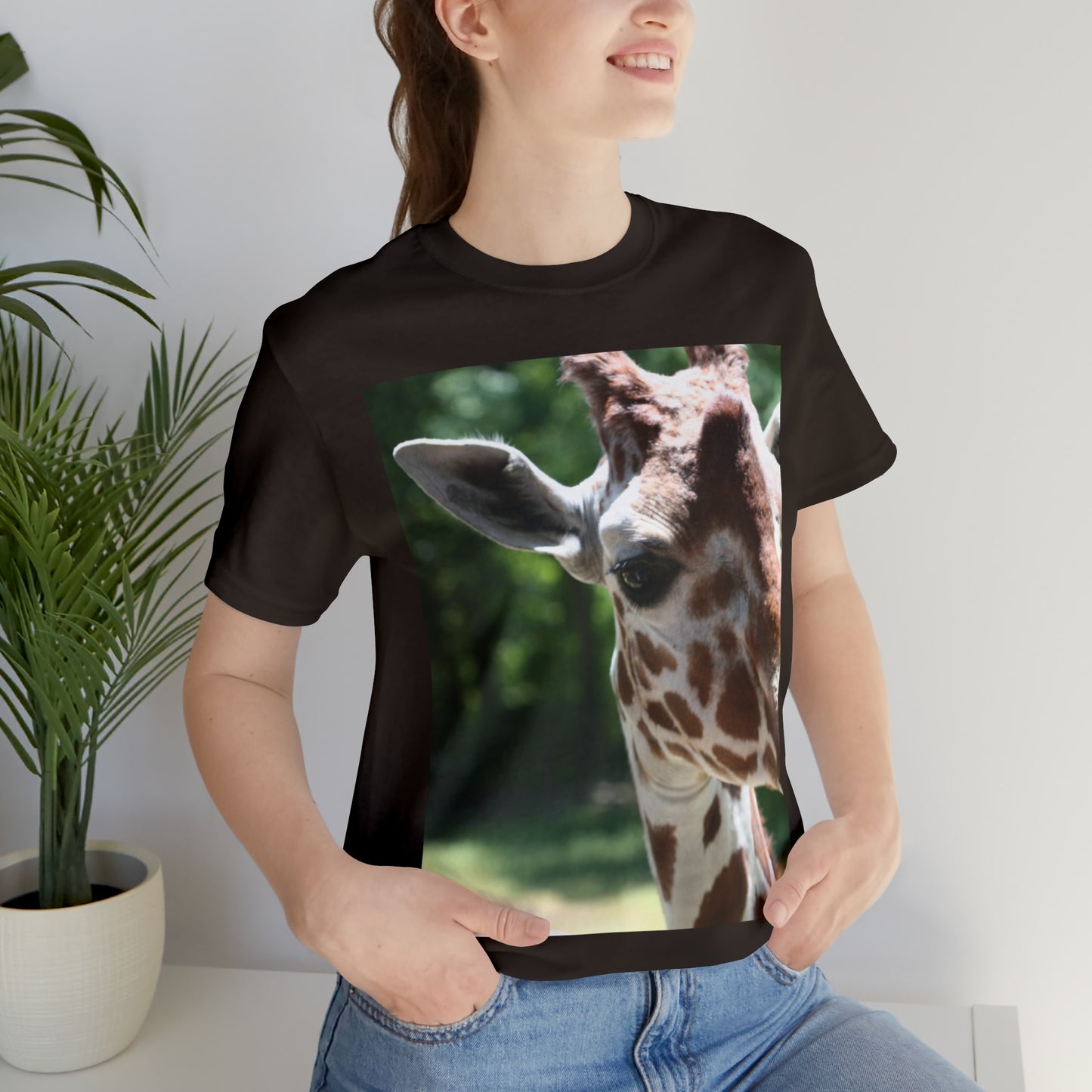 Unisex Jersey Short Sleeve Tee, Giraffe