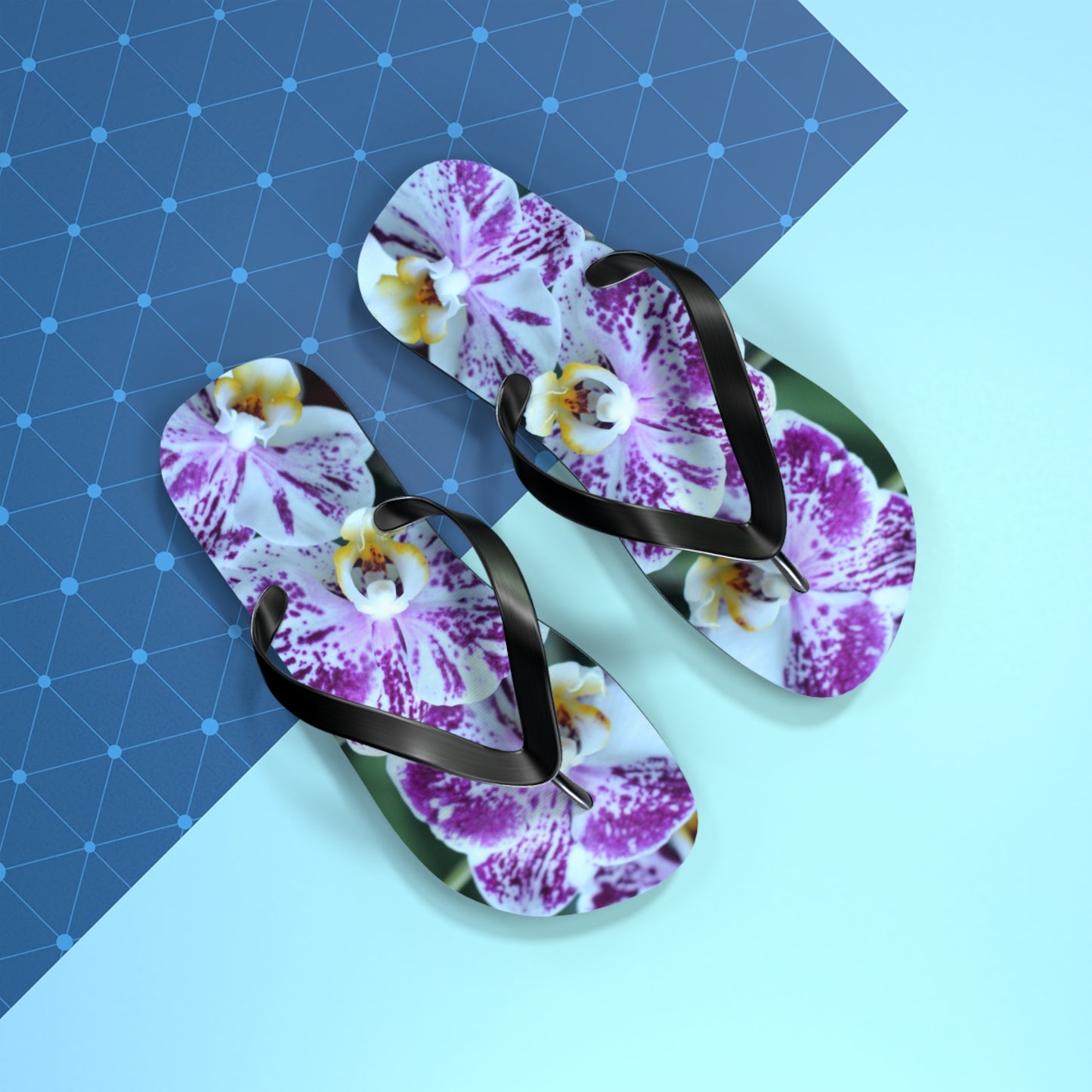 Flip Flops, Orchids, Purple, Flowers