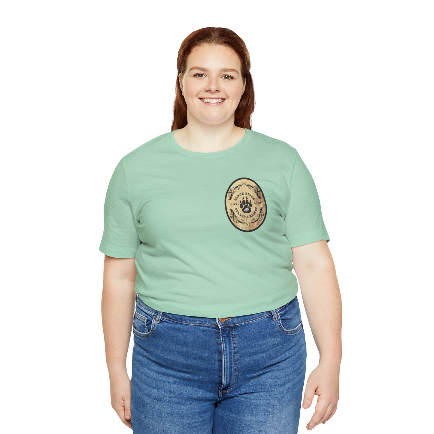 Black River Search & Rescue Logo Unisex Jersey Short Sleeve Tee