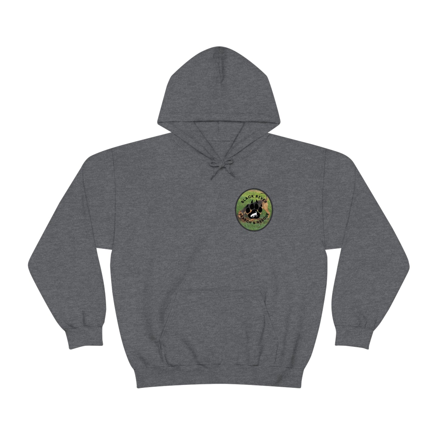 Black River Search & Rescue Logo with Lucy Unisex Heavy Blend™ Hooded Sweatshirt